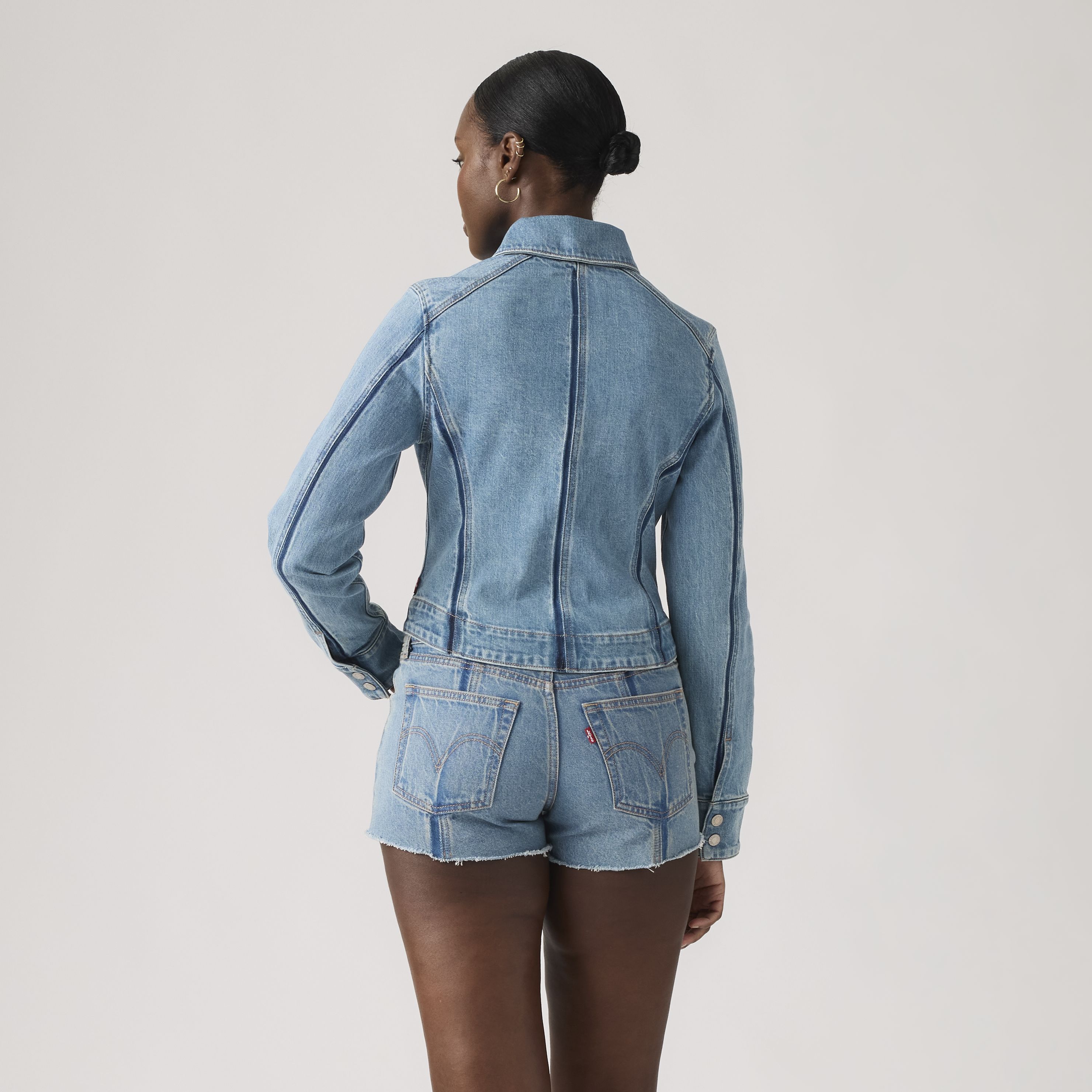 Shadow Seamed Trucker Jacket 4