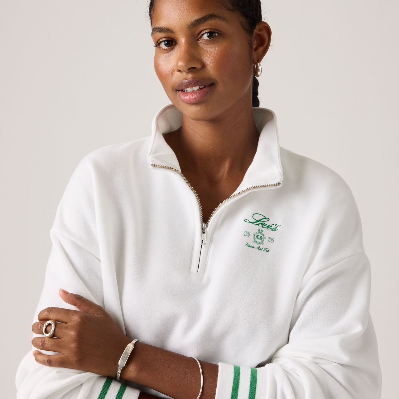 Graphic Everyday Quarter Zip Sweatshirt 2