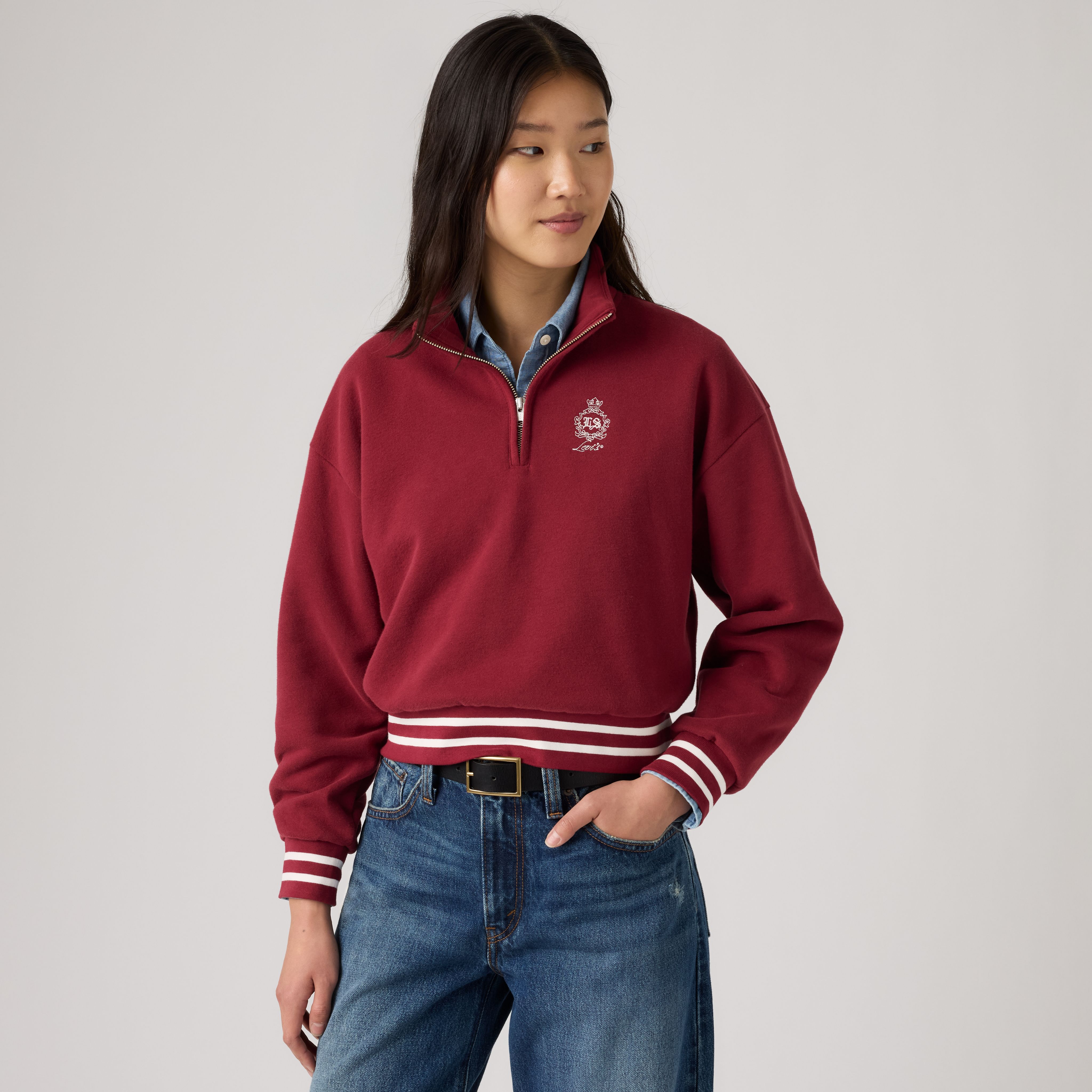 Graphic Everyday Quarter Zip Sweatshirt 1