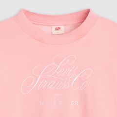 Graphic Vintage Boxy Sweatshirt — Coral Blush - Pink 6