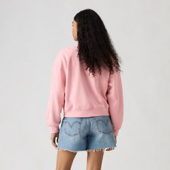Graphic Vintage Boxy Sweatshirt — Coral Blush - Pink 4