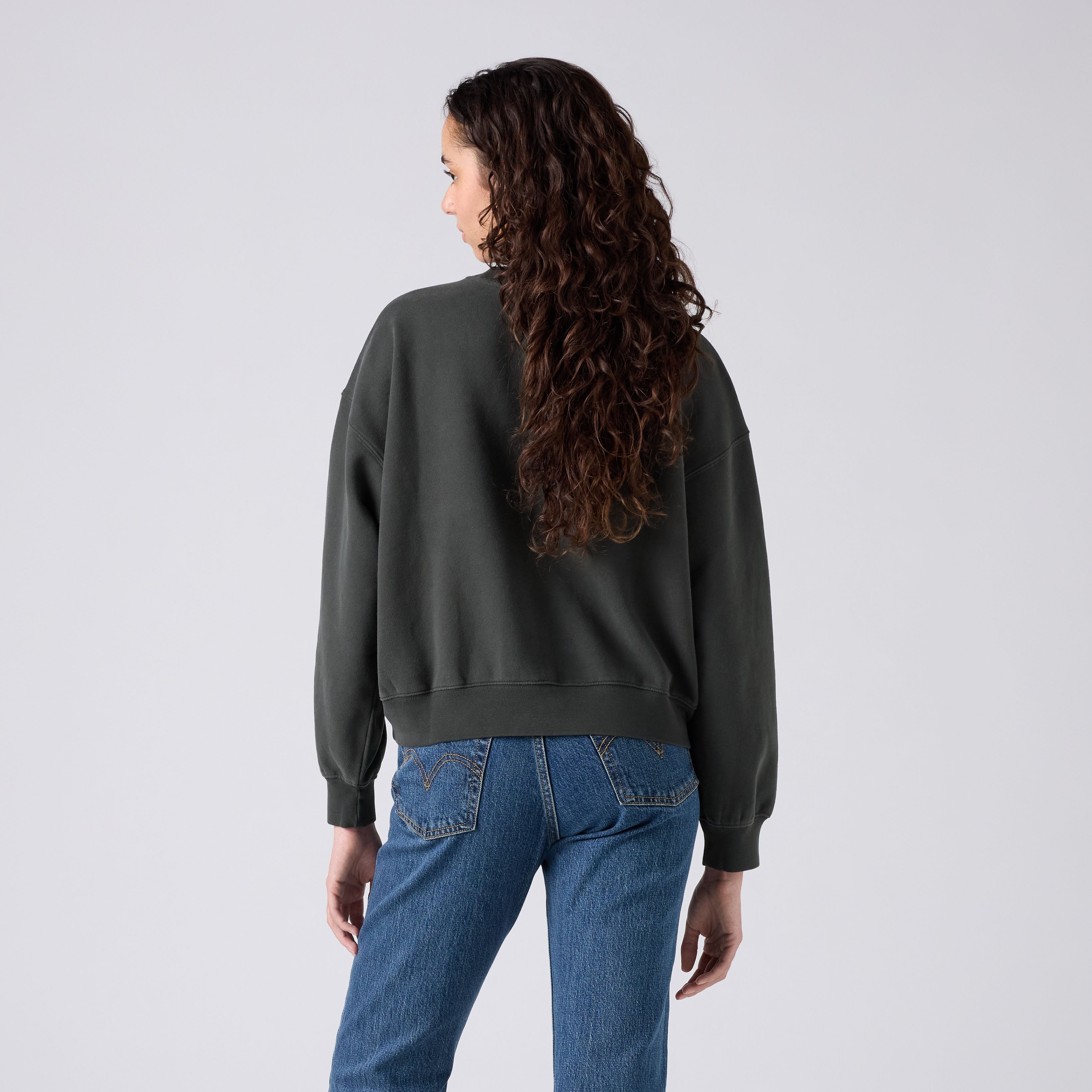 Kastiges Graphic Vintage Sweatshirt mit Rundhalsausschnitt 4