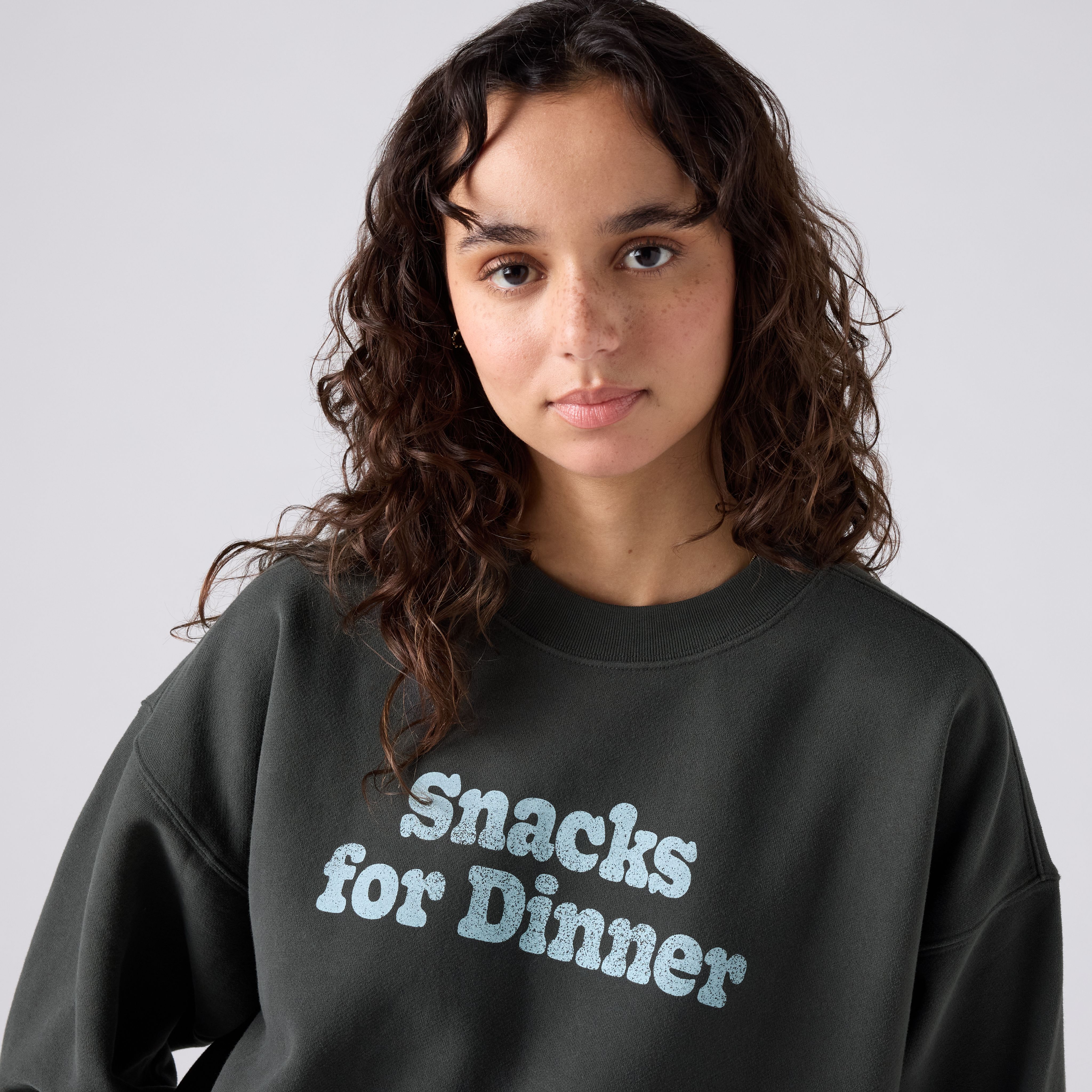 Kastiges Graphic Vintage Sweatshirt mit Rundhalsausschnitt 2