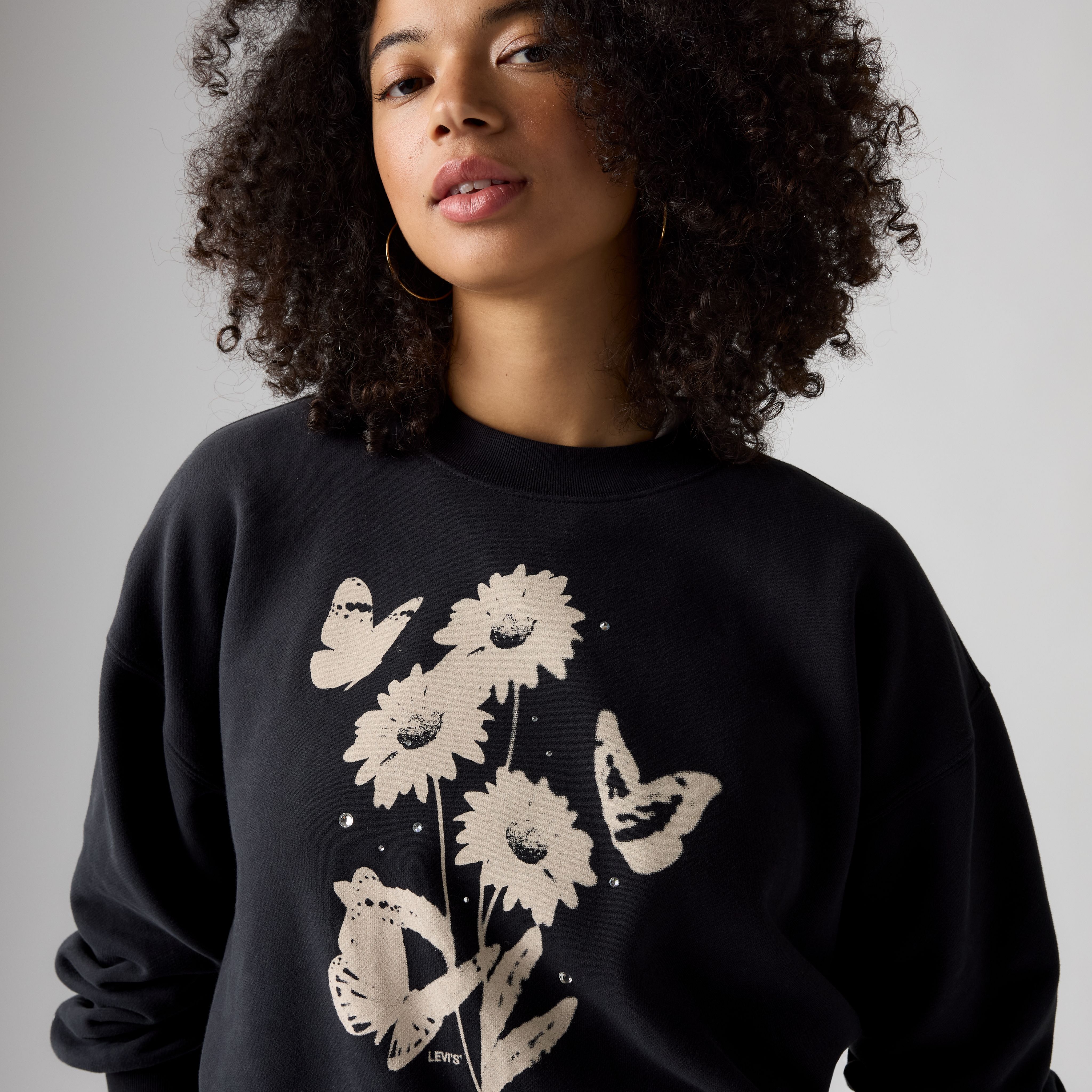 Graphic Vintage Boxy Sweatshirt 2