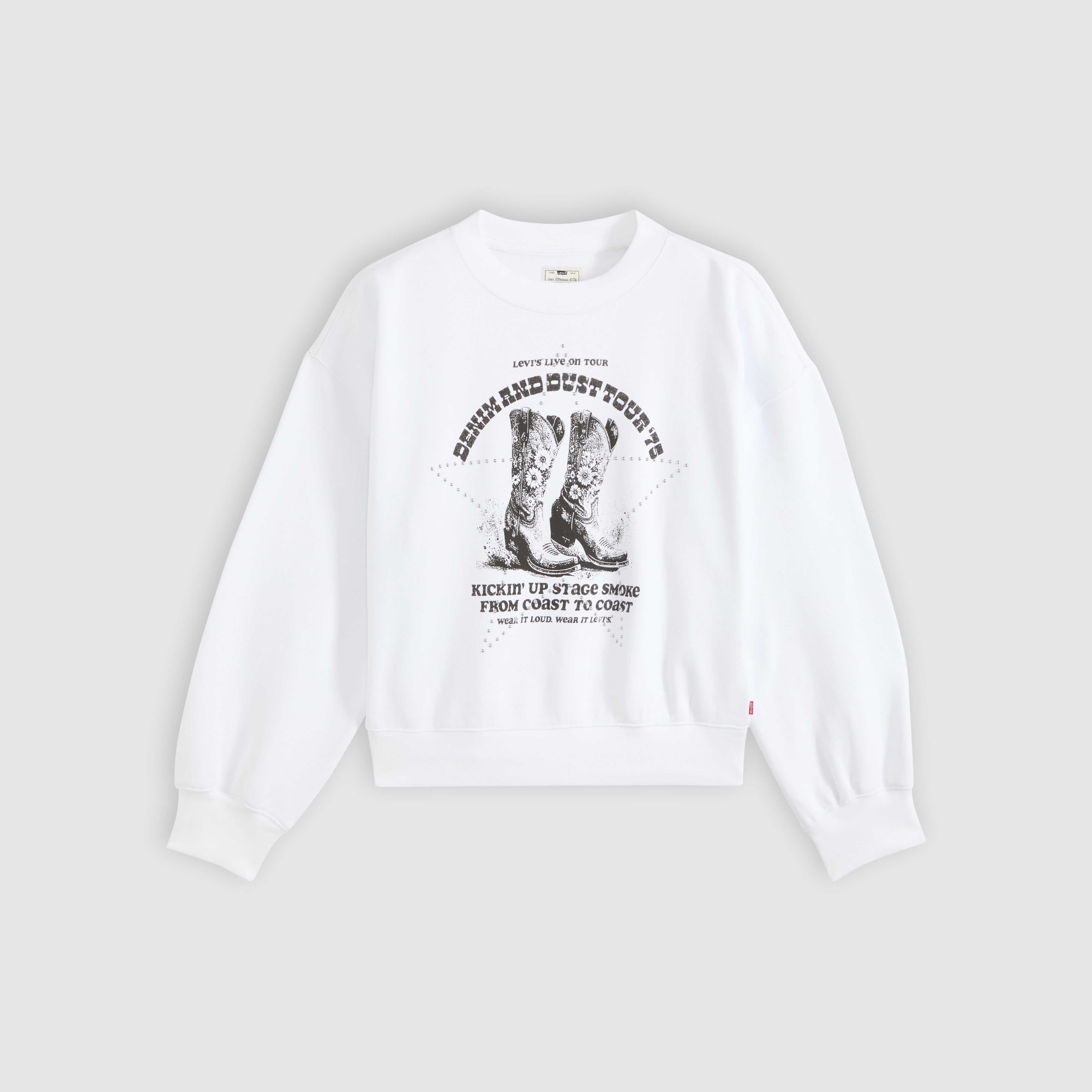 Graphic Vintage Boxy Sweatshirt 5
