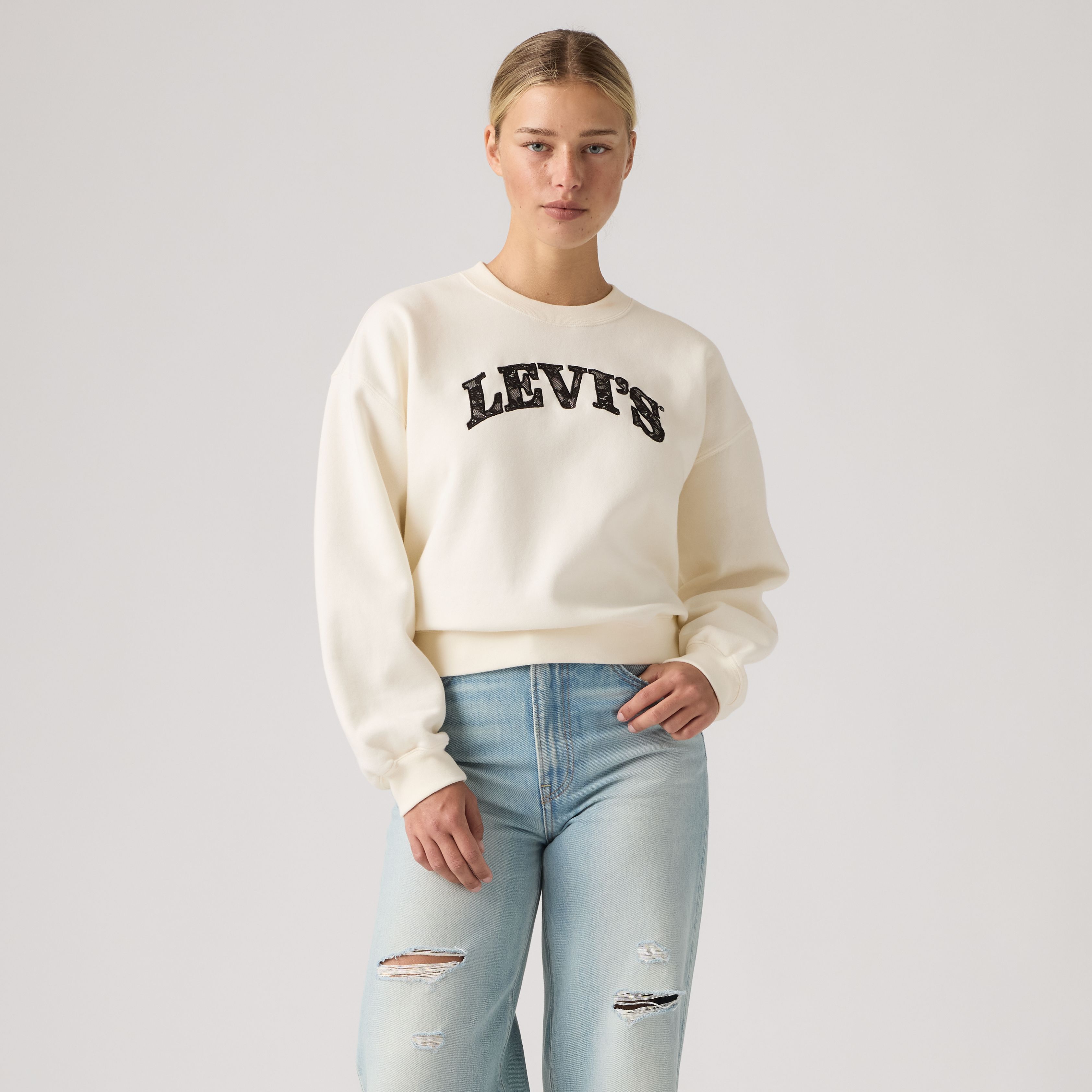 Graphic Vintage Boxy Sweatshirt 3