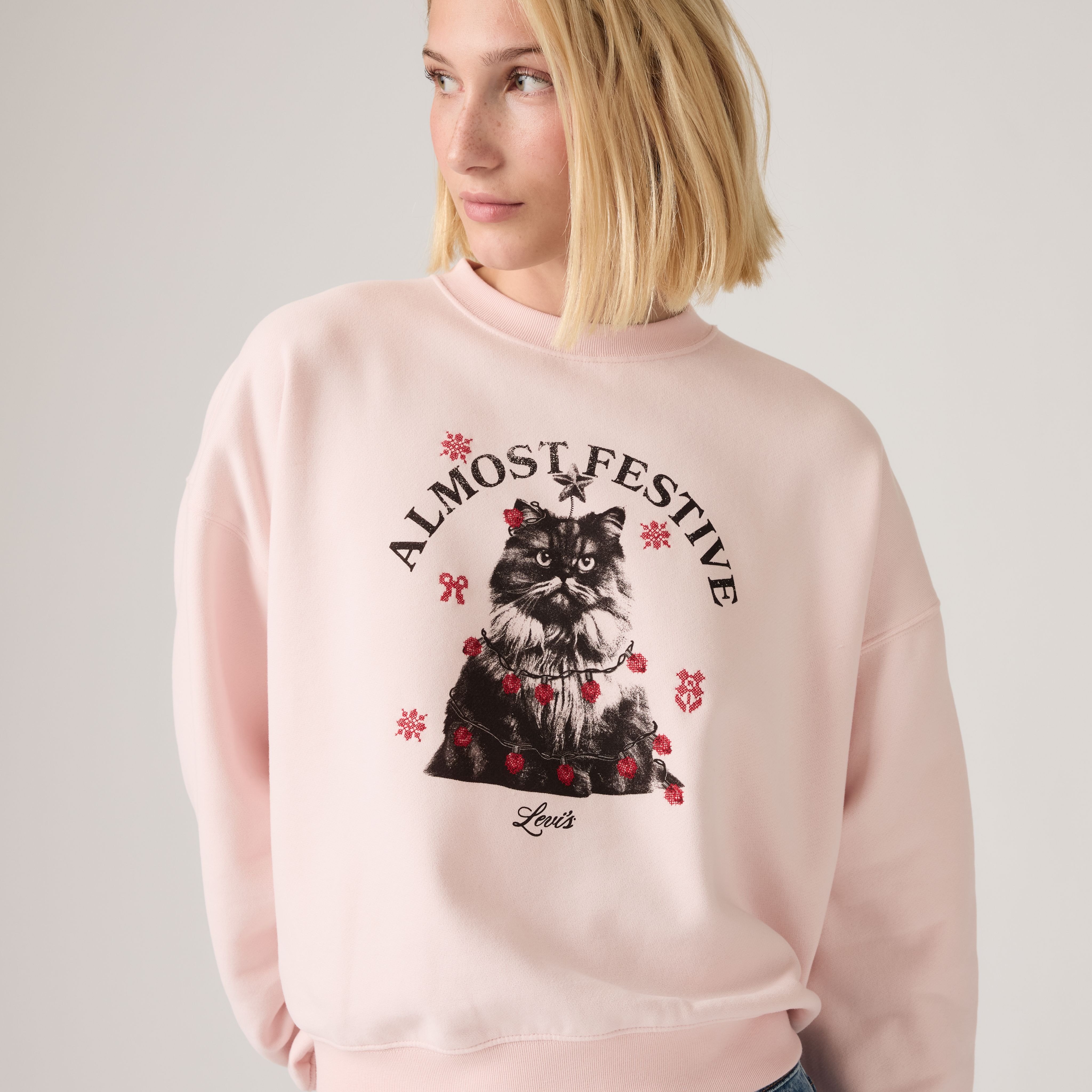 Graphic Vintage Boxy Sweatshirt 2