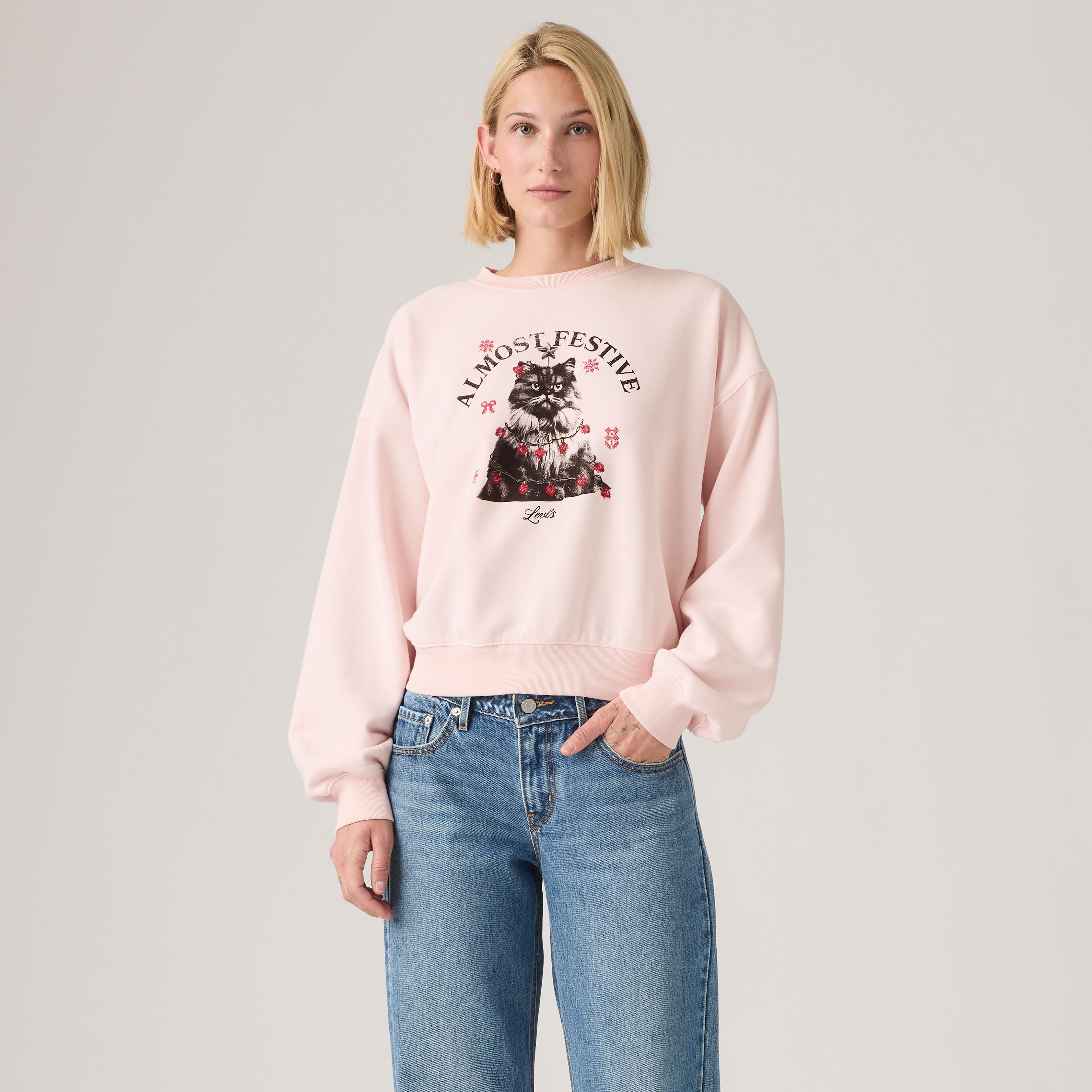 Graphic Vintage Boxy Sweatshirt 3