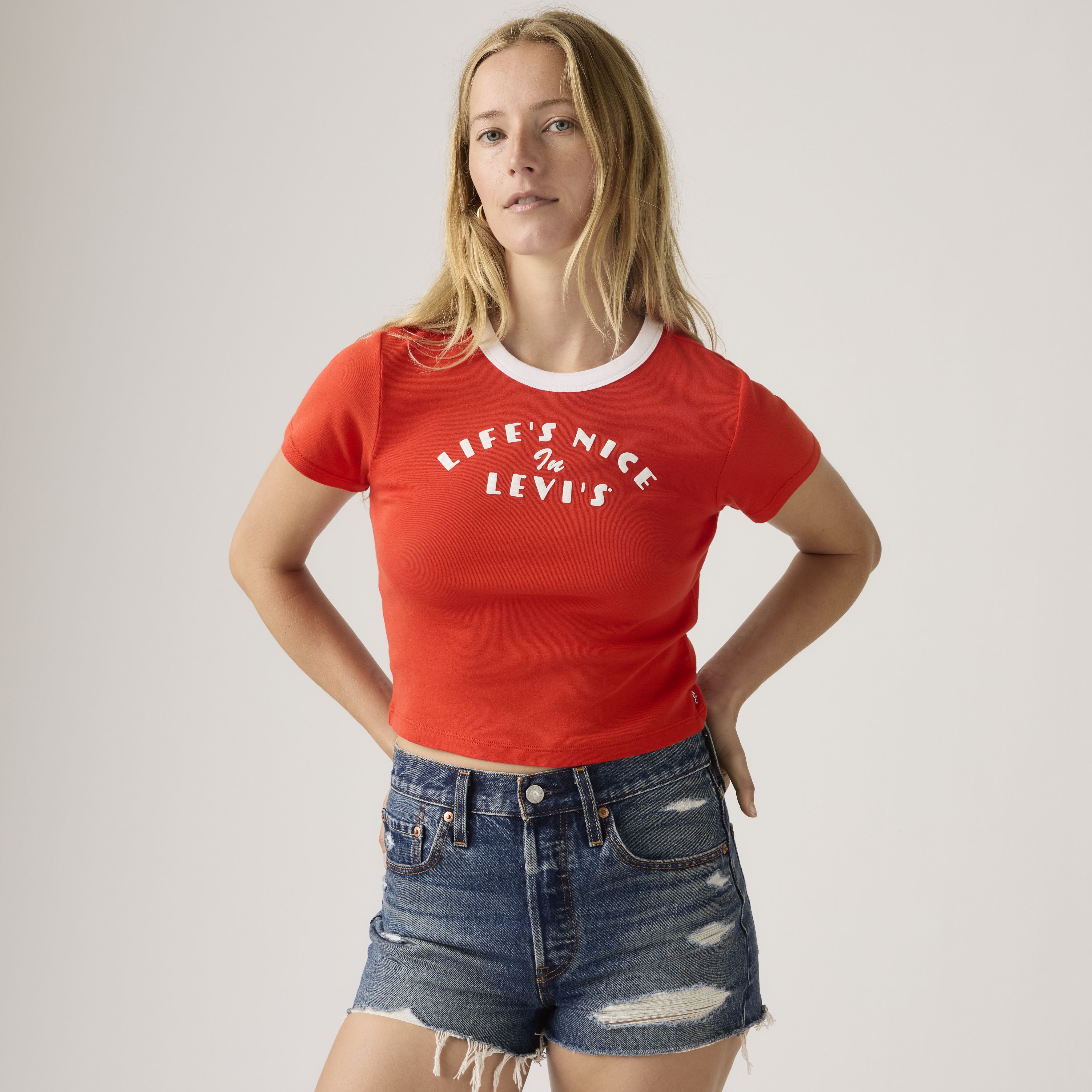 Graphic Ringer Mini Tee 1