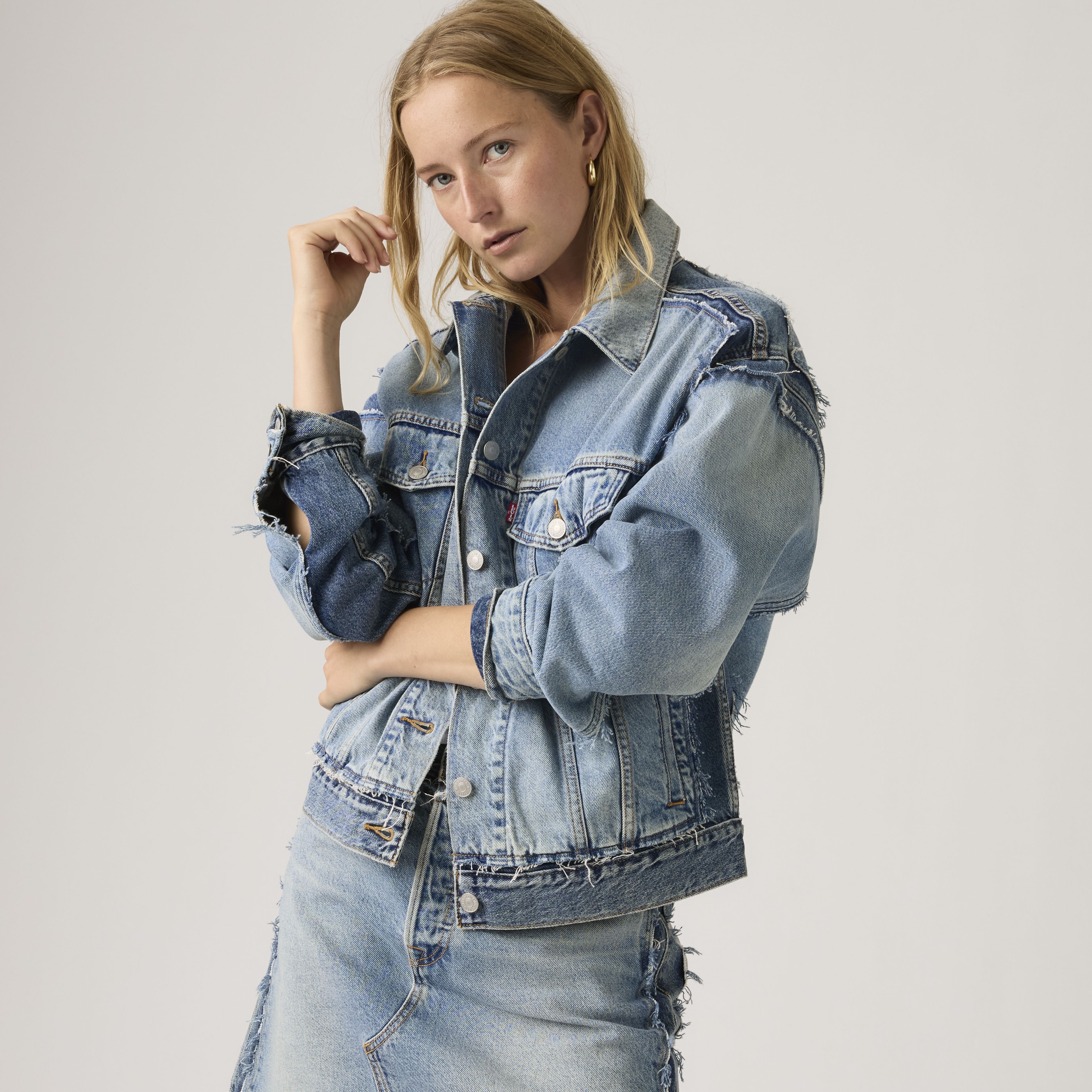 Deconstructed '90s Trucker Jacket 1