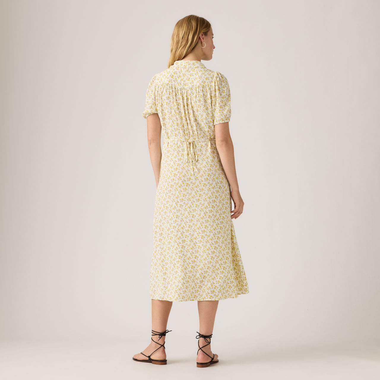 Levi's Rosa Short-sleeve Midi Dress In Multi