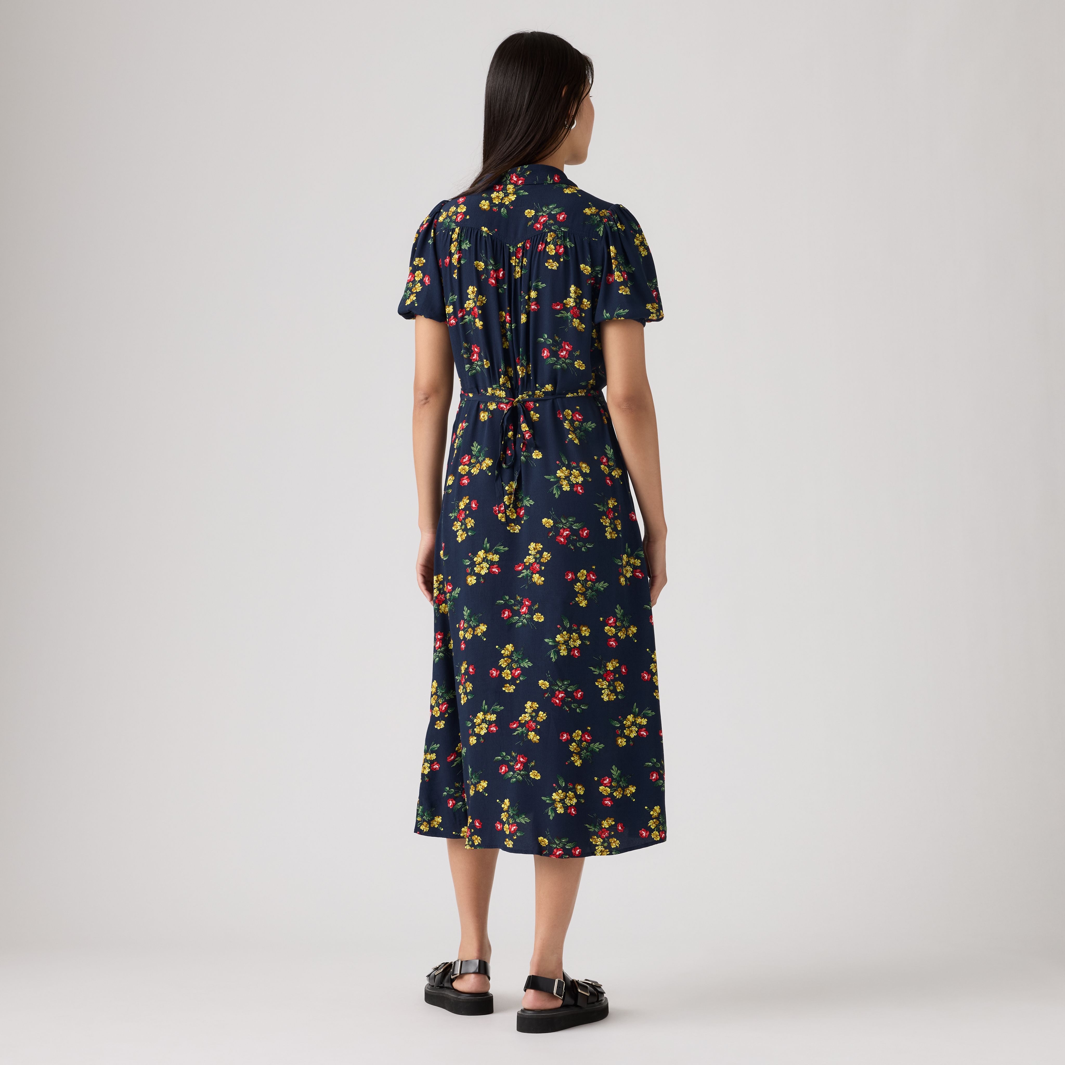 Rosa Short-Sleeve Midi Dress 4
