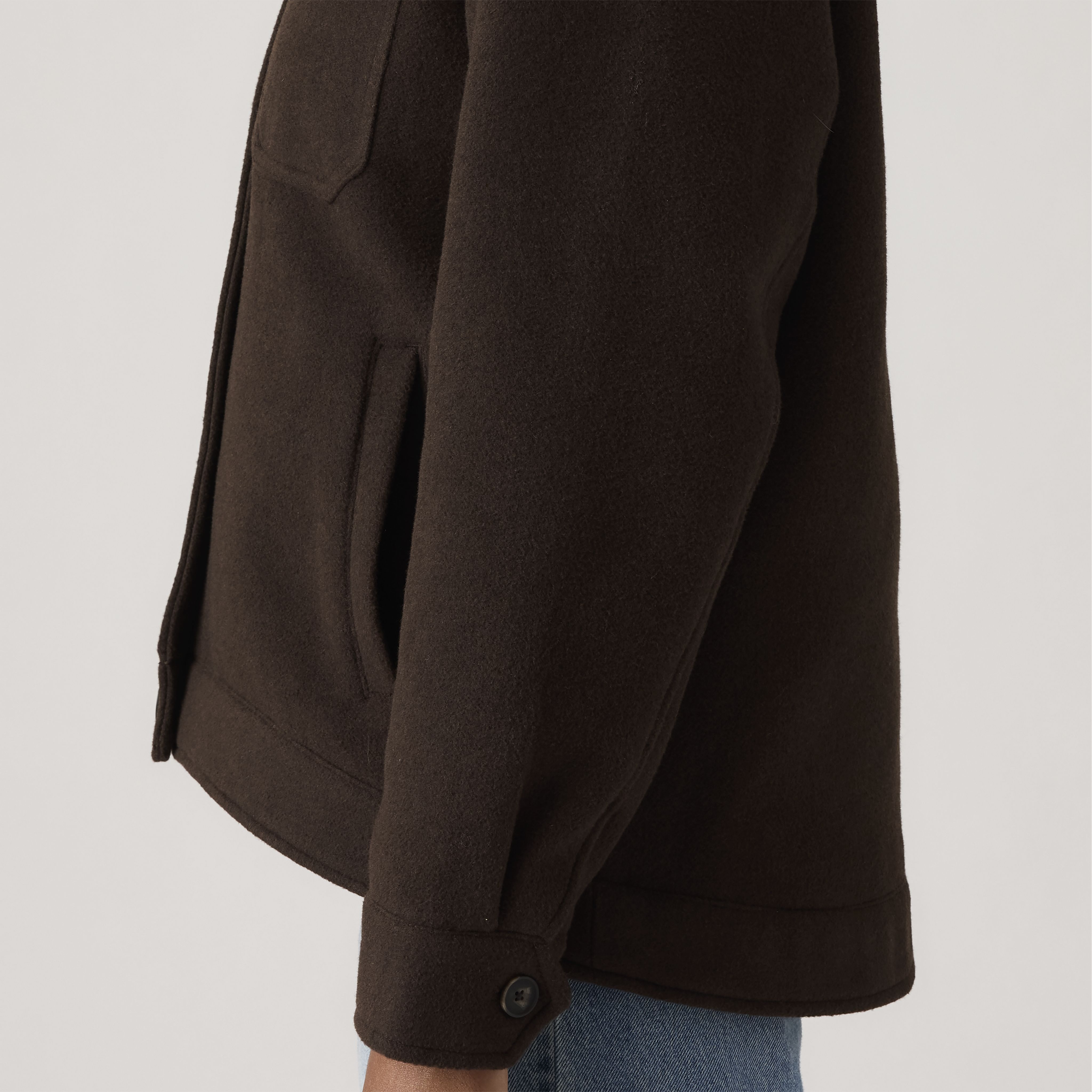 Raglan Sleeve Shirt Jacket 2