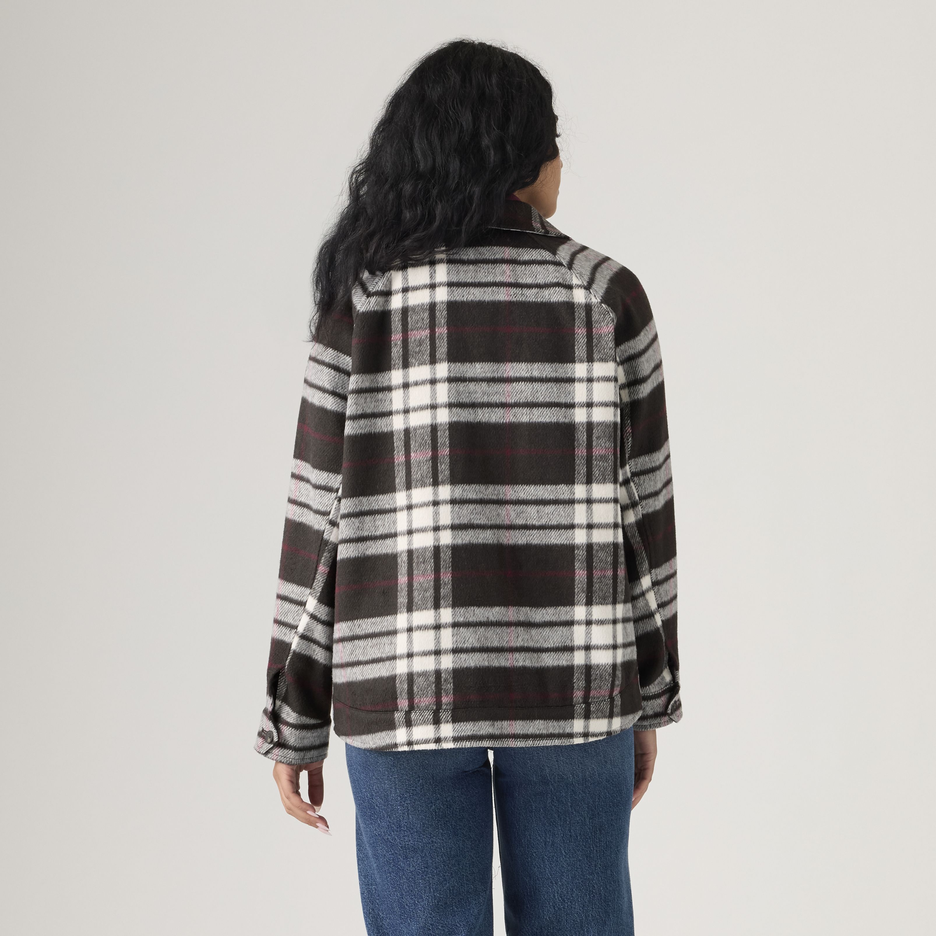 Raglan Sleeve Shirt Jacket 4