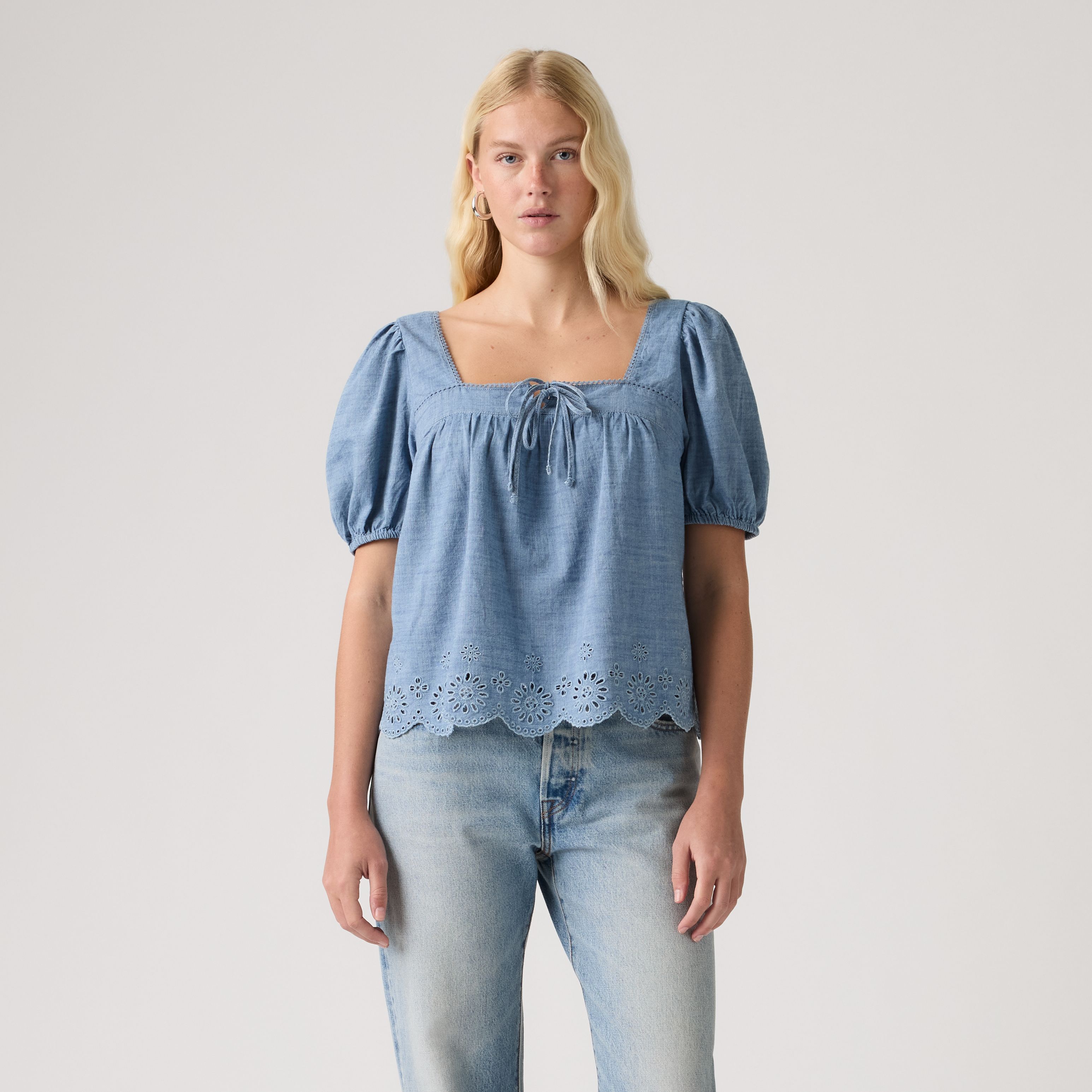 Blouse manche courte et découpes Darling 6