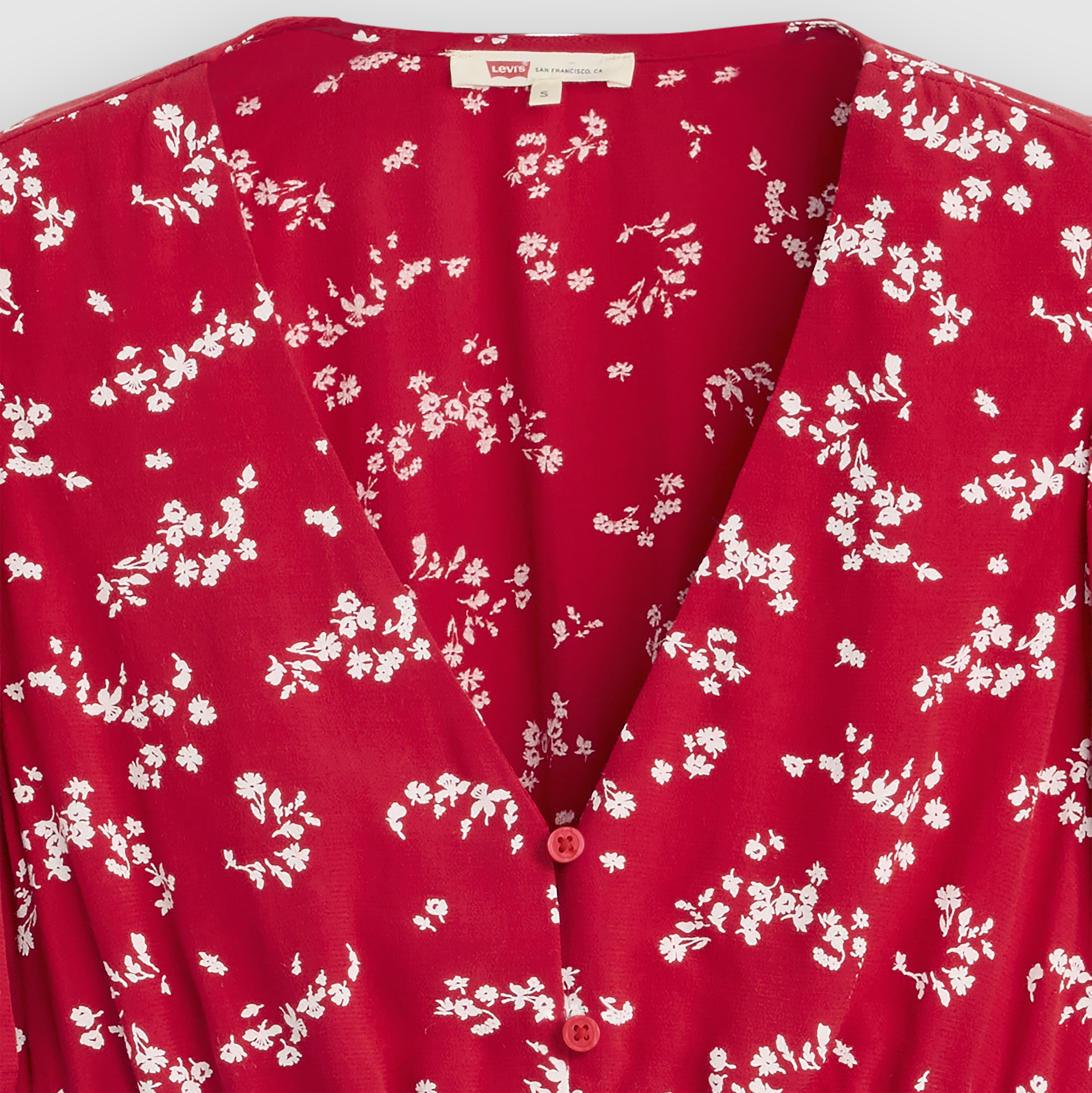Rylan Short-Sleeve Crepe Blouse 6
