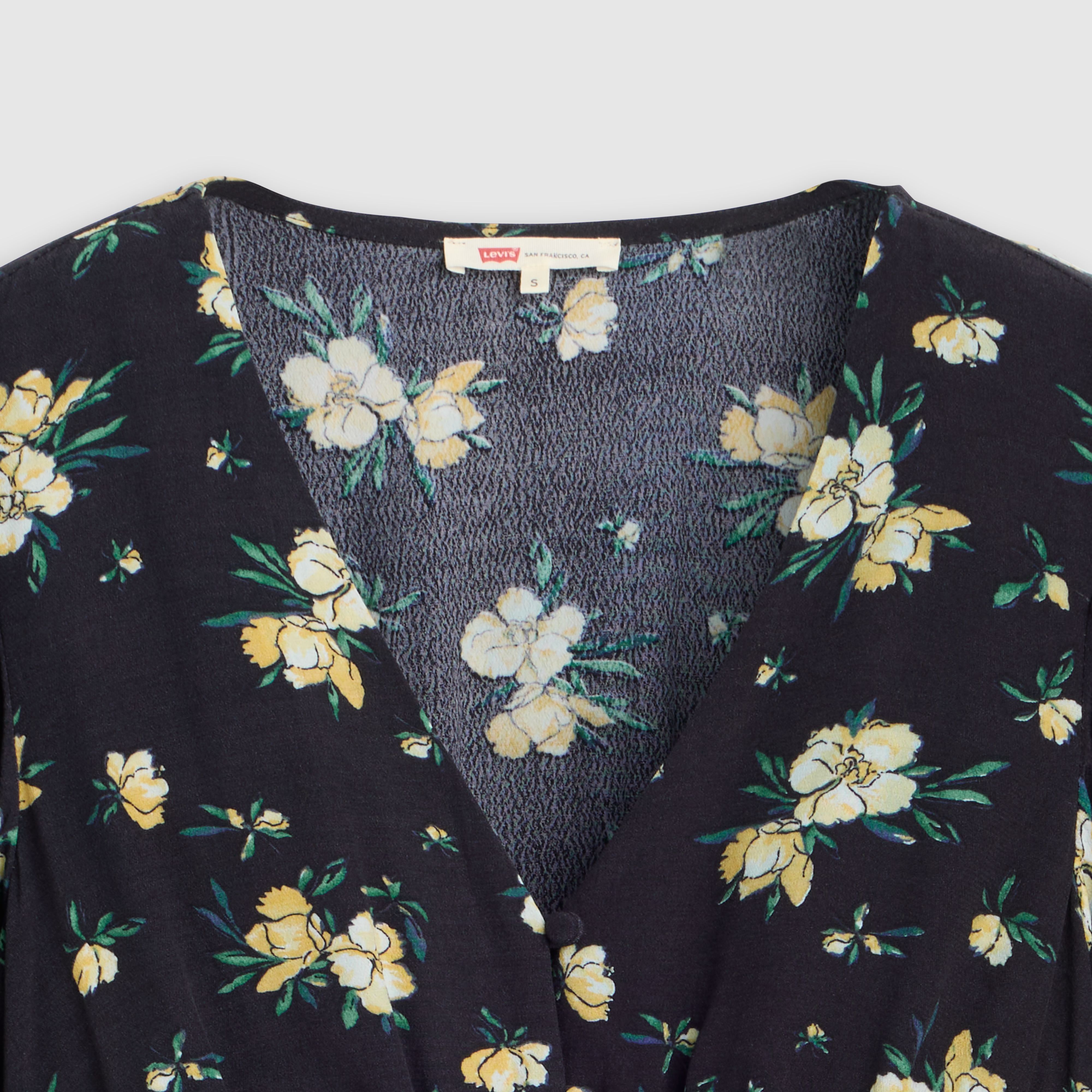 Ryan Short-Sleeve Crepe Blouse 6