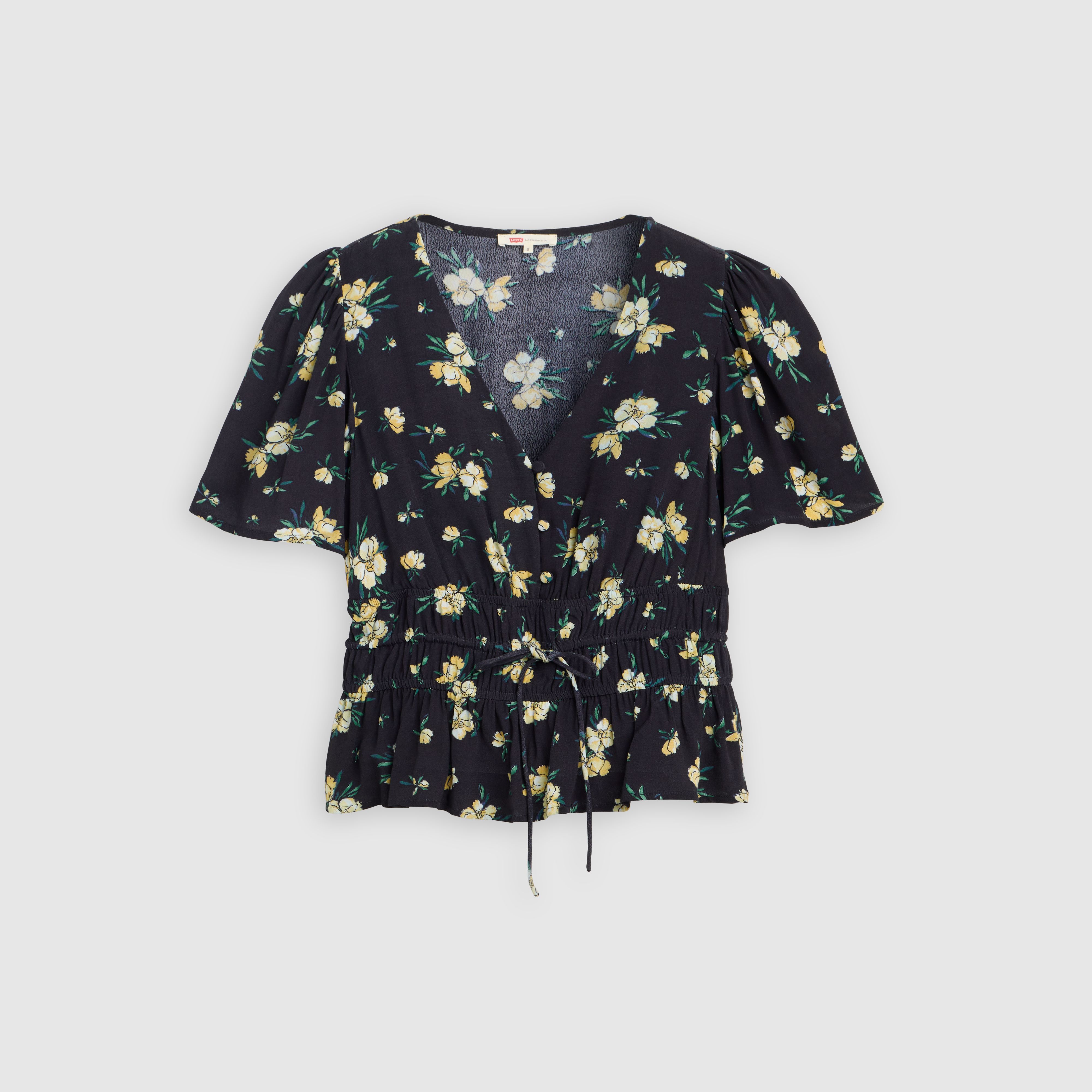 Ryan Short-Sleeve Crepe Blouse 5
