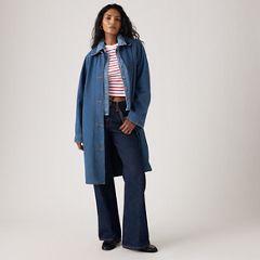 Frankie Mac Trench Coat — Let'S Get Lost Again - Dark Wash 1