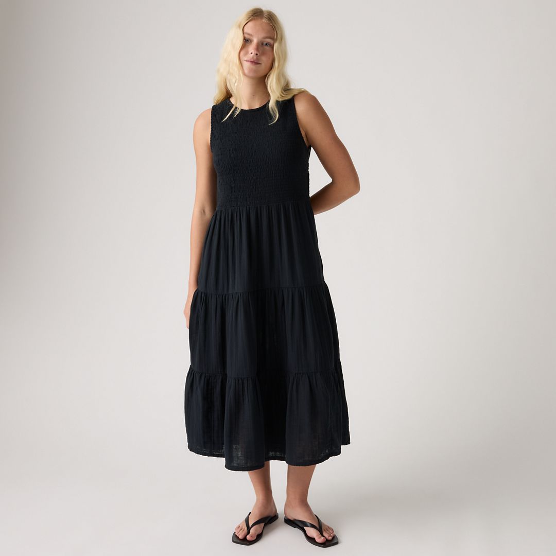 Levi's Cely Smocked Midi Dress - Women's