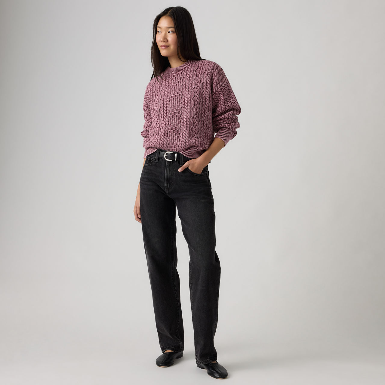 Leilah Cable Crewneck Sweater 7