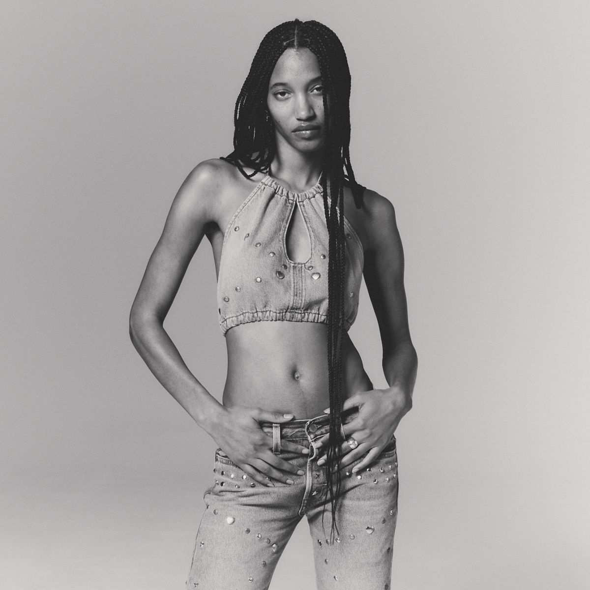 Levi's® Pride Road Worn Halter Top — Road Worn - Medium Wash