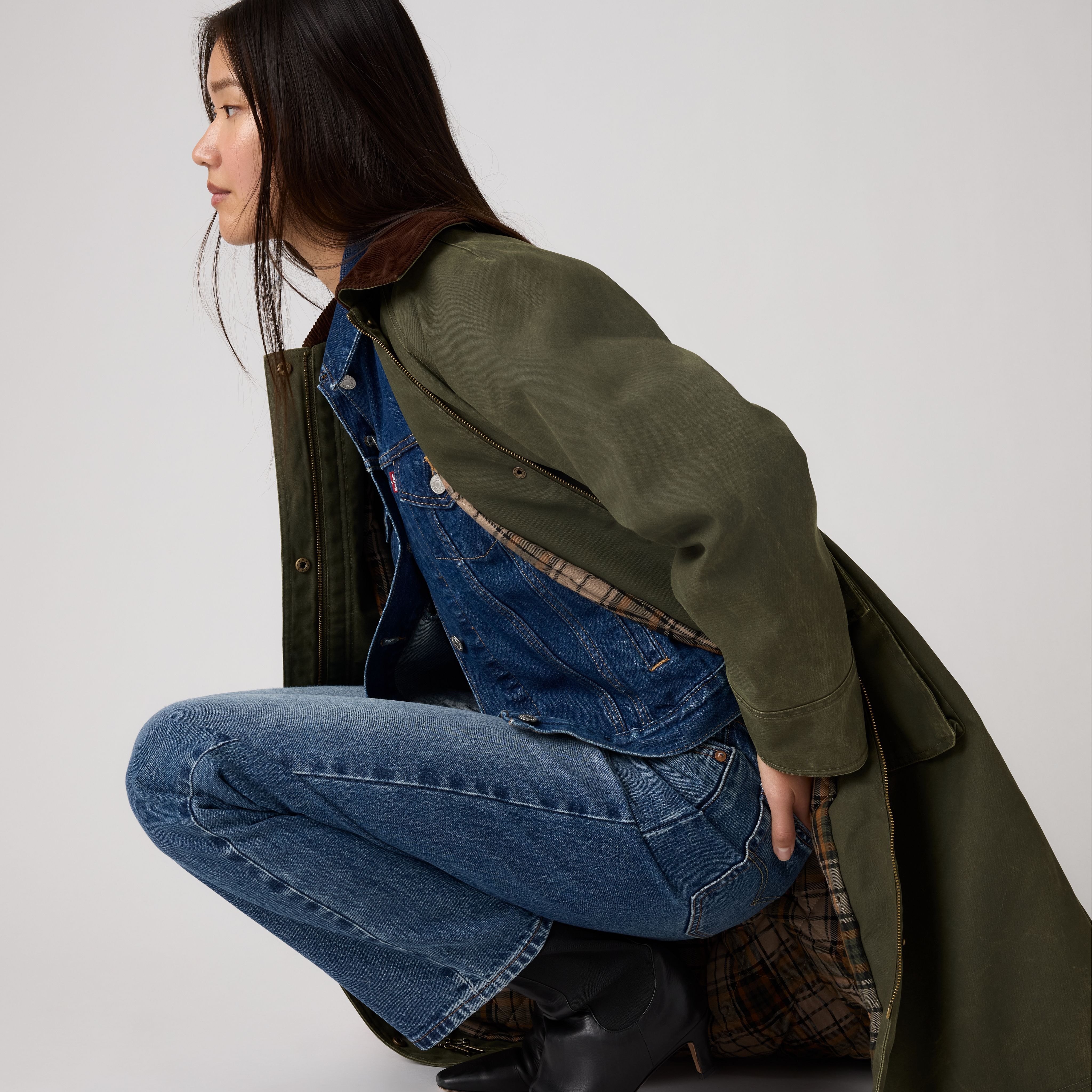 Full Length Canvas Barn Coat 2