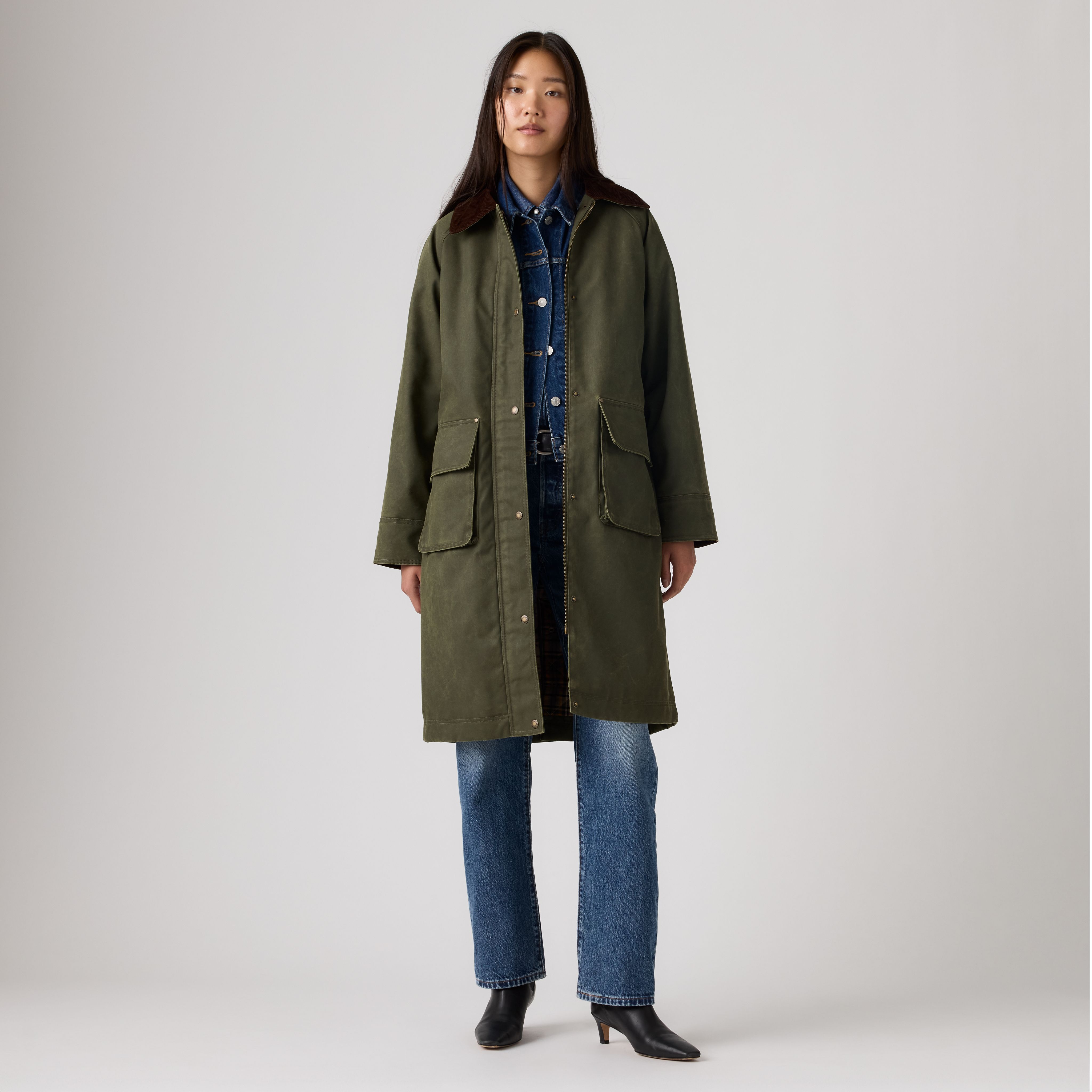 Full Length Canvas Barn Coat 3