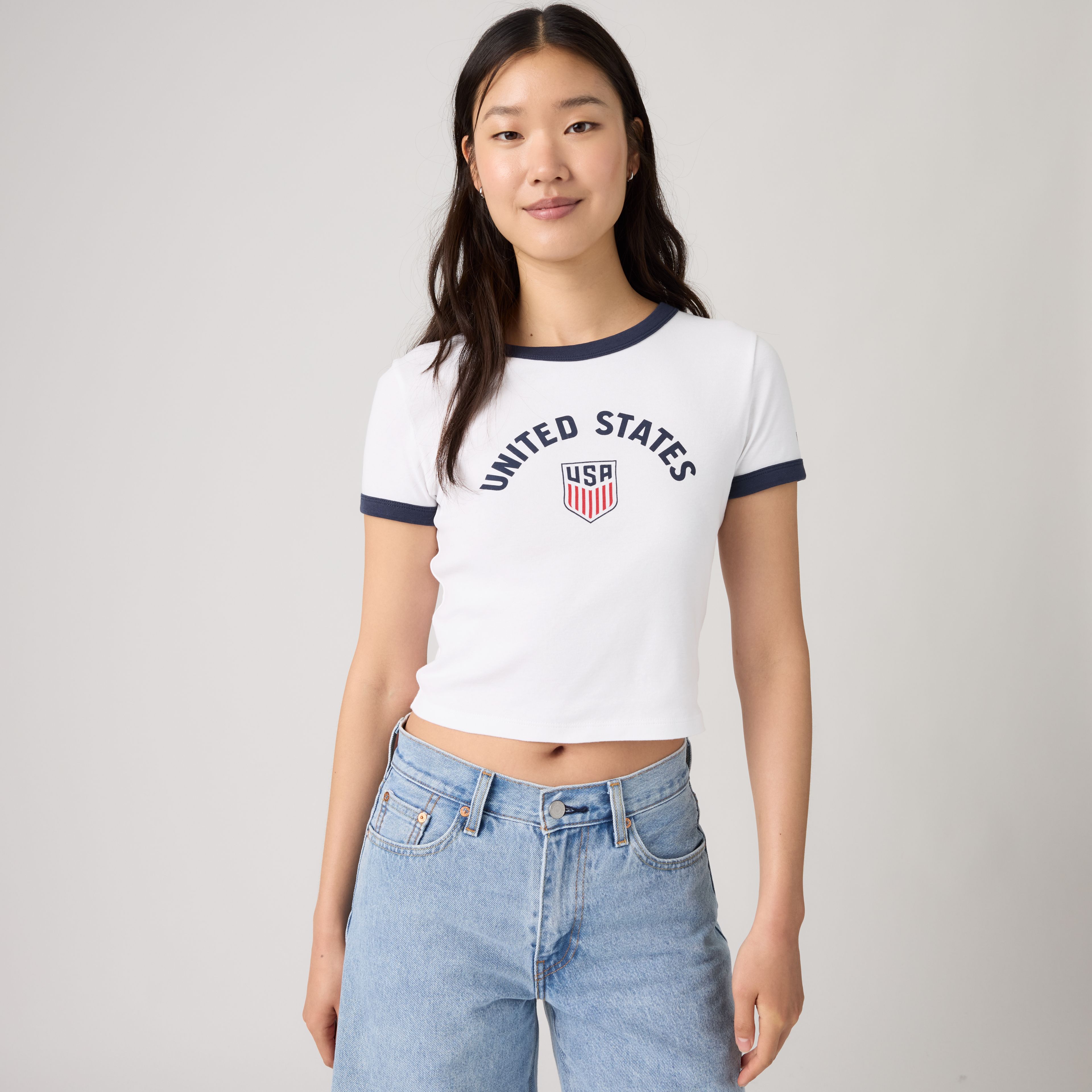 Levi's® U.S. Soccer Mini Ringer Tee
