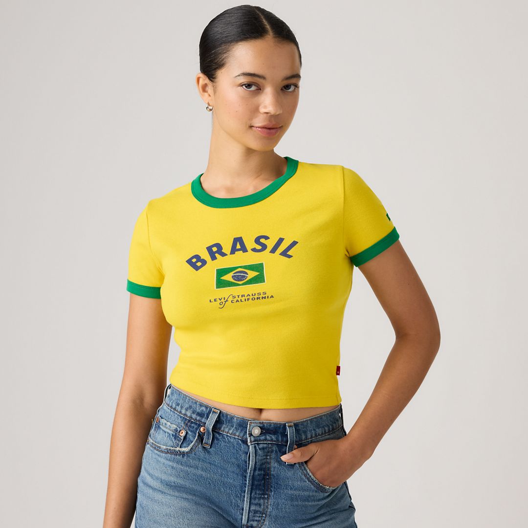 Levi's Brasil Mini Ringer Tee T-Shirt - Women's
