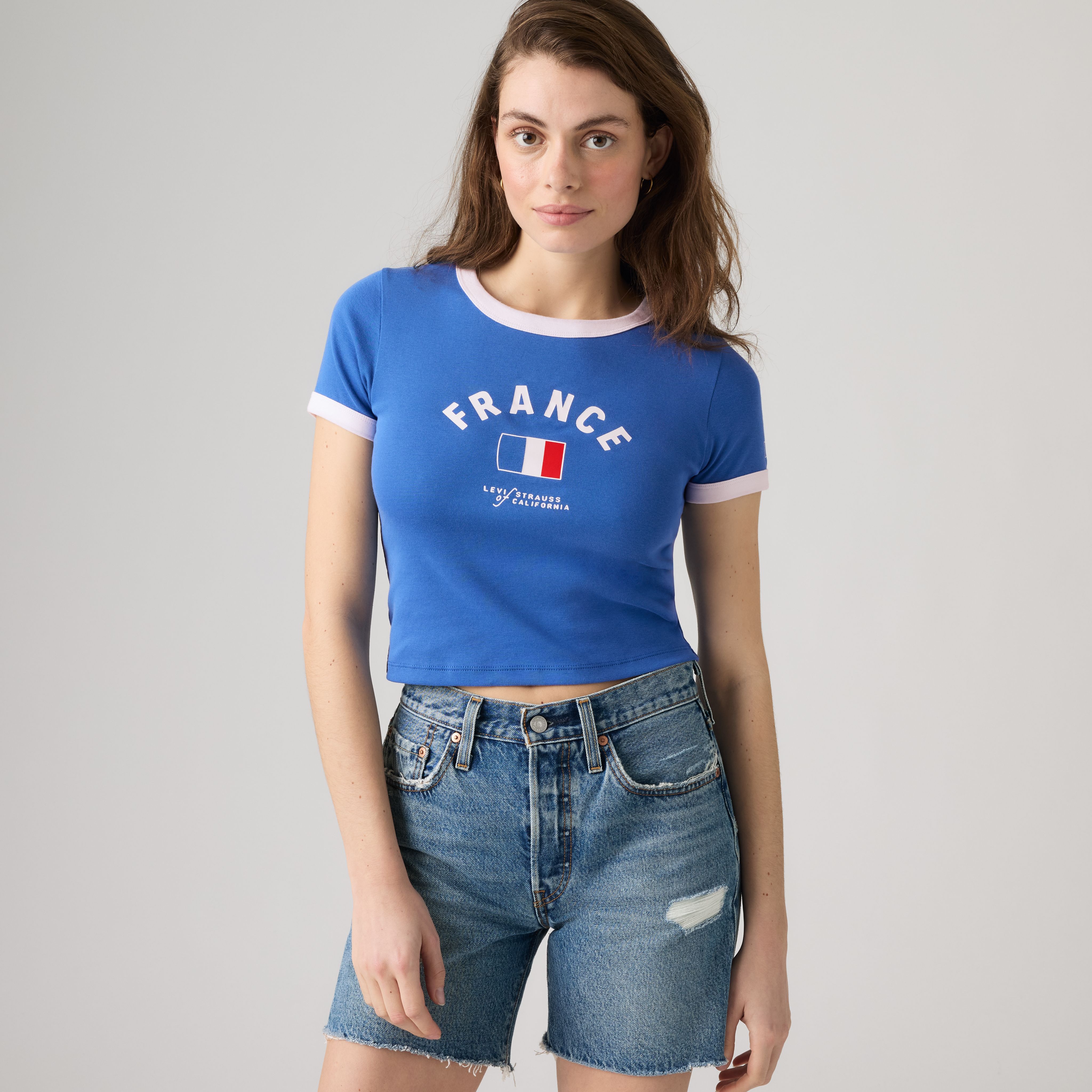 Camiseta Ringer de Francia Levi's® para mujer 1