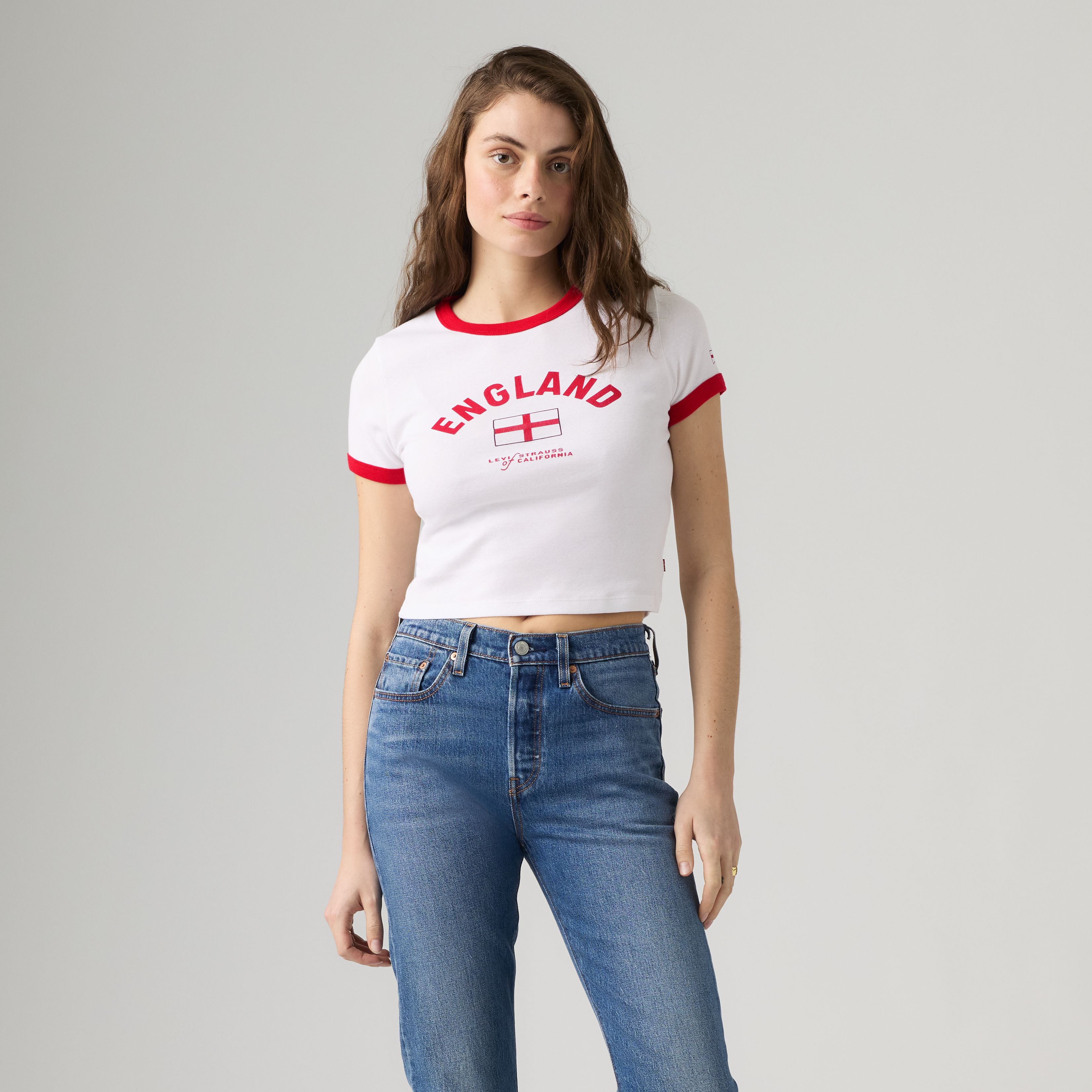 Camiseta Ringer de Inglaterra Levi's® para mujer 3