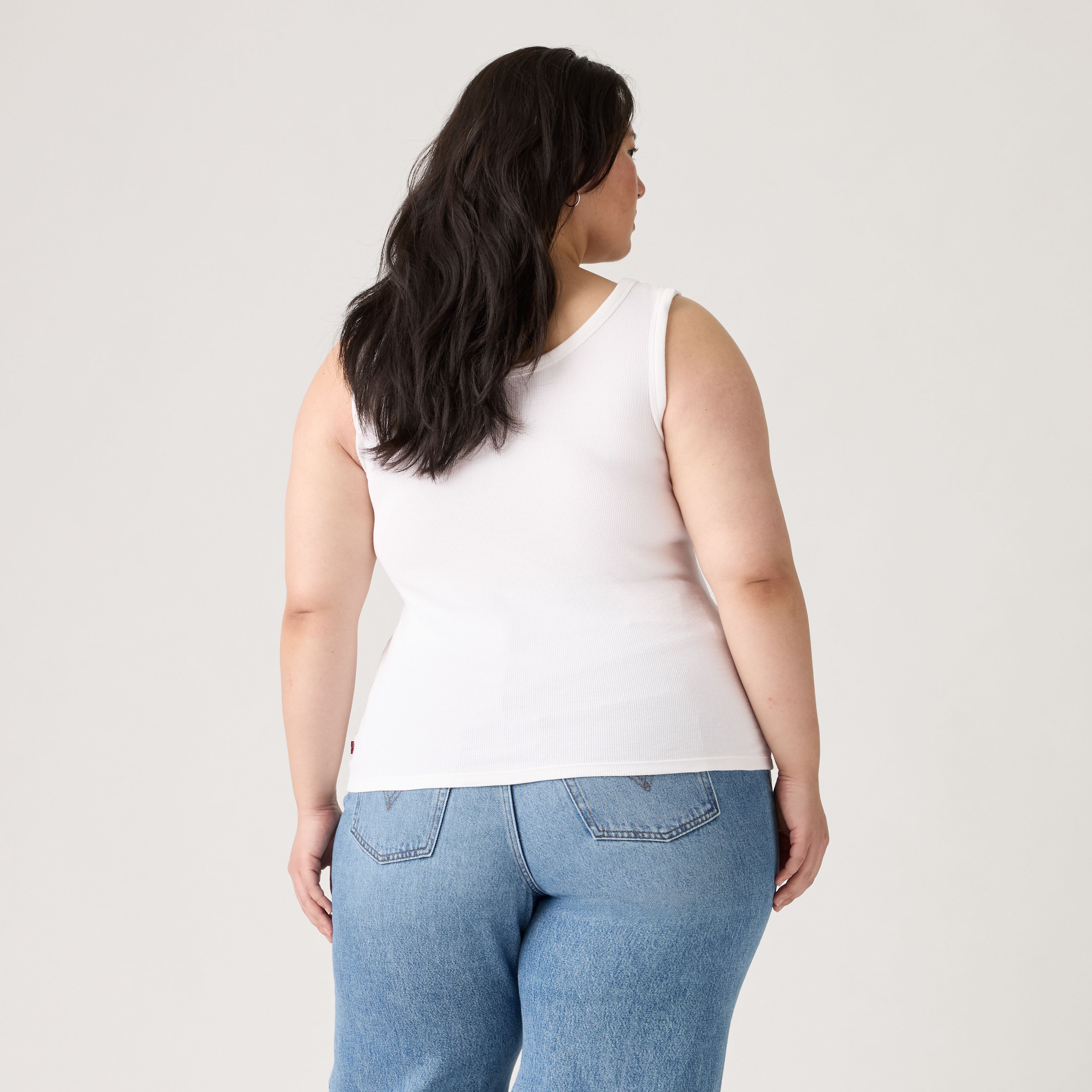 Hayes Ribbed Tank Top (Plus Size) 4
