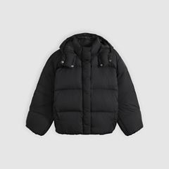 Tate Bubble Puffer Jacket — Anthracite Night - Black 5