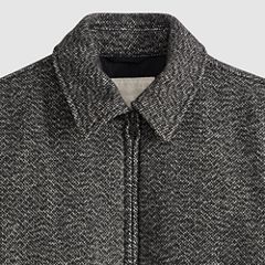 Skyler Bomber Jacket — Skyler Donegal Black & White - Black 6