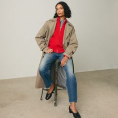 Serena Trench Coat — Fallen Rock - Brown 1