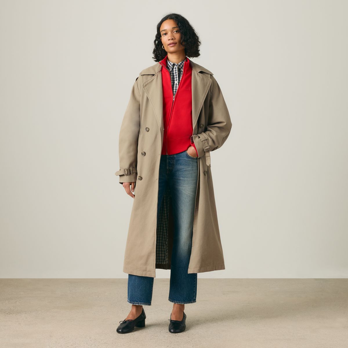 Serena Trench Coat — Fallen Rock - Brown