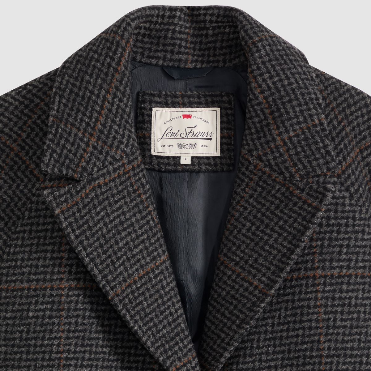 Ada Coat — Justine Plaid Magnet - Black