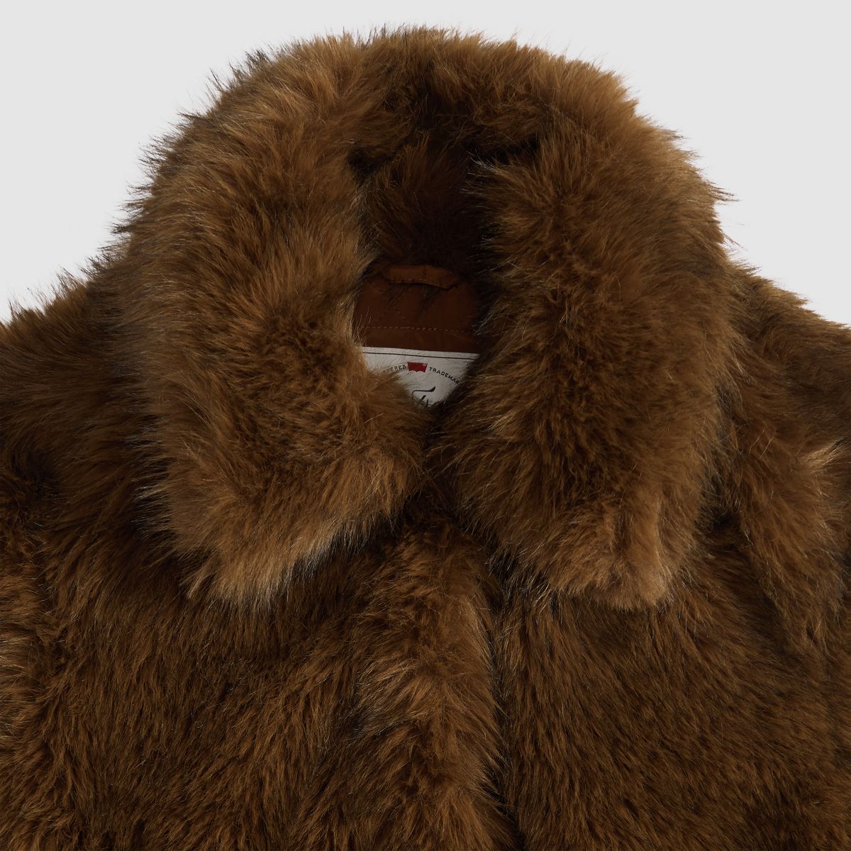 Laney Faux Fur Jacket — Downtown Brown - Brown