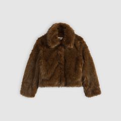 Laney Faux Fur Jacket — Downtown Brown - Brown 6