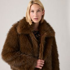 Laney Faux Fur Jacket — Downtown Brown - Brown 3