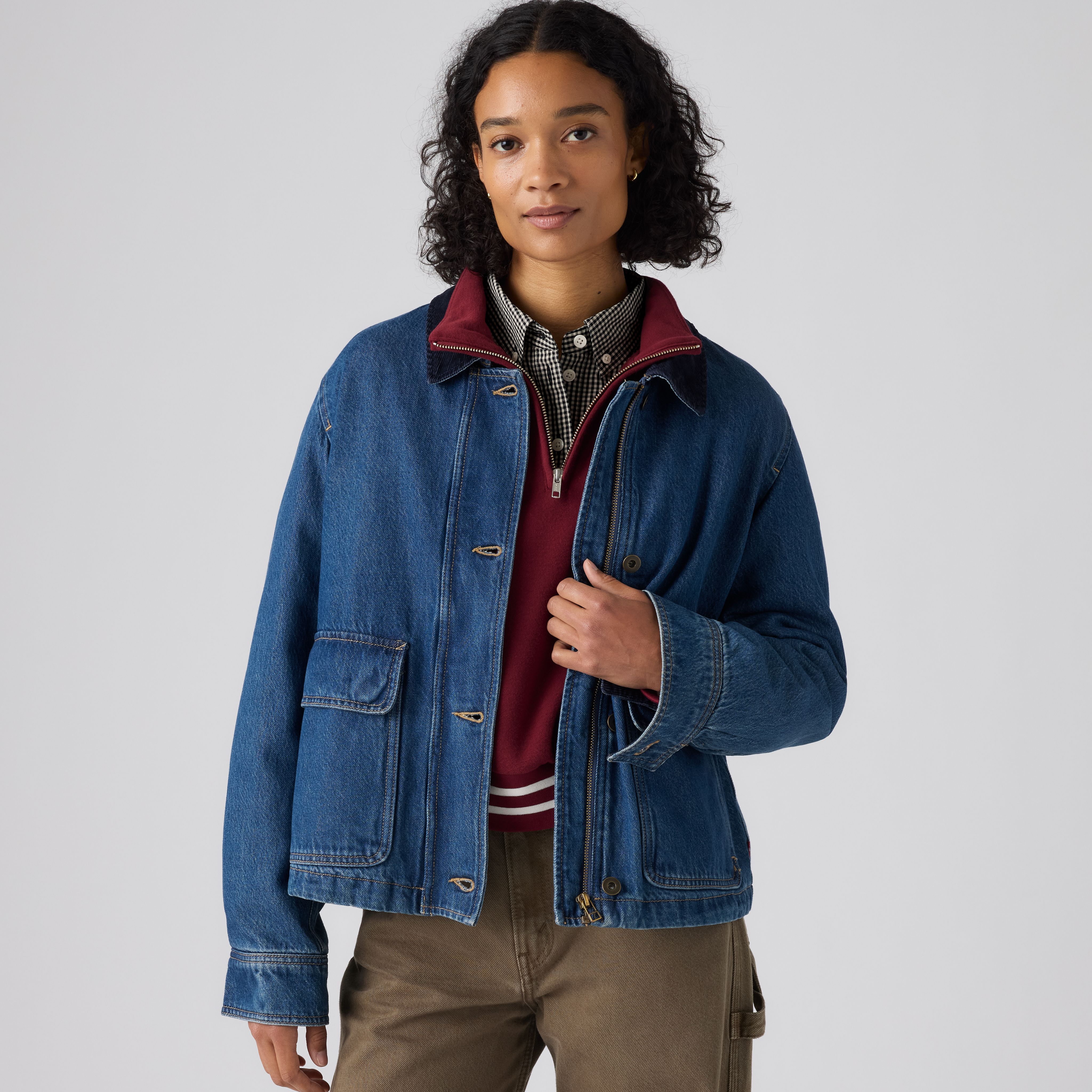 Bree Cropped Chore Jacket 1