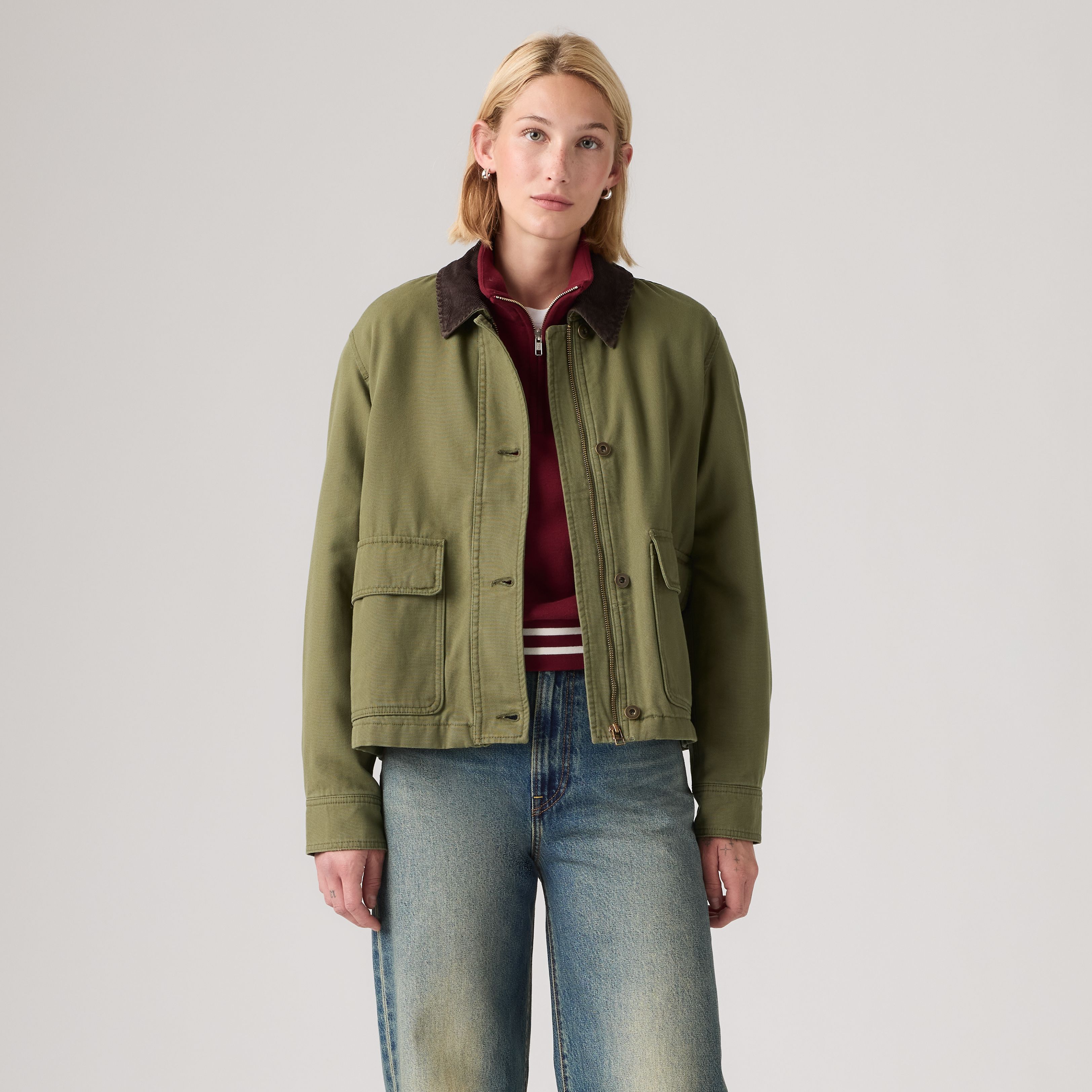 Bree Cropped Chore Jacket 3