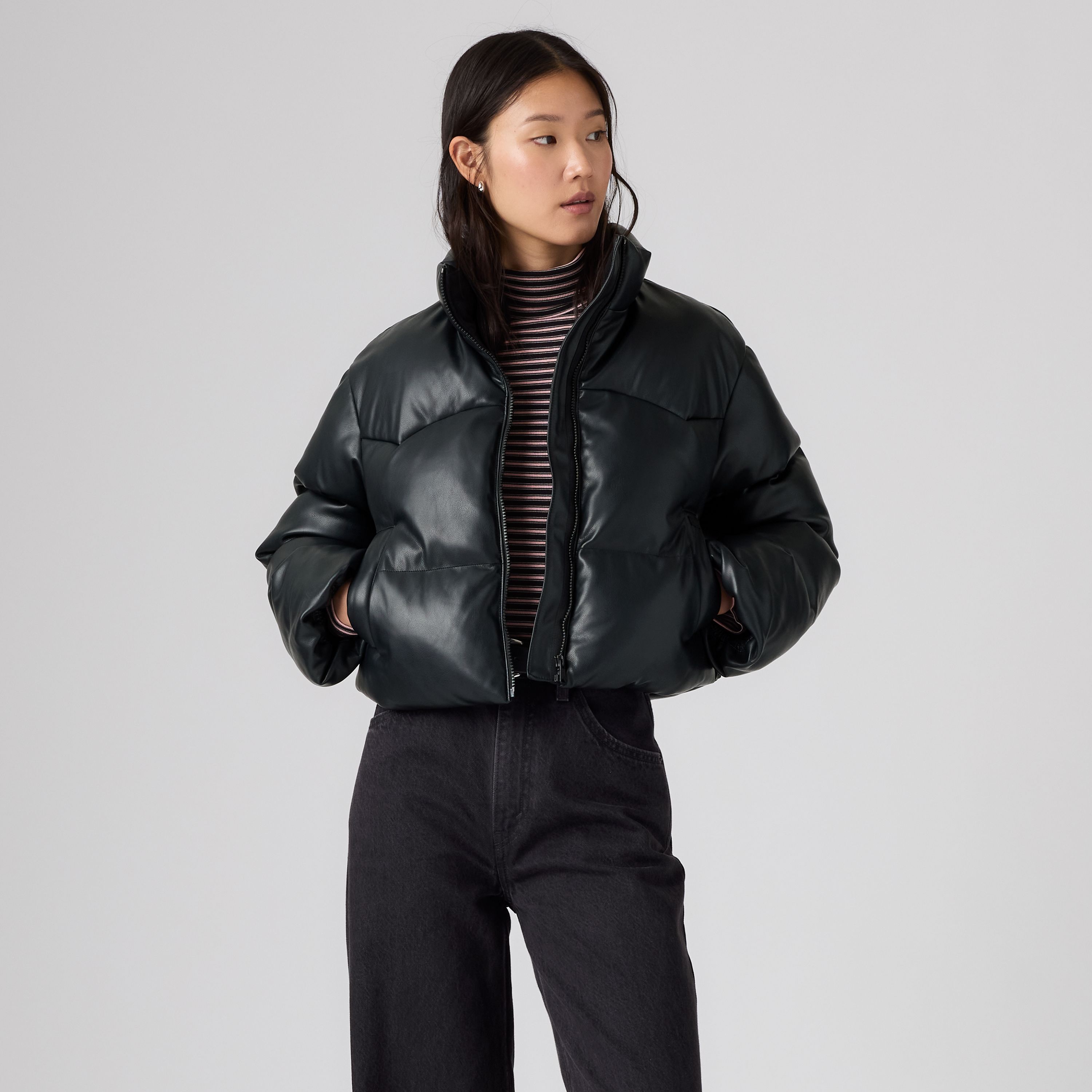 Женская куртка Levi's Palmer Cropped Puffer — фото 3