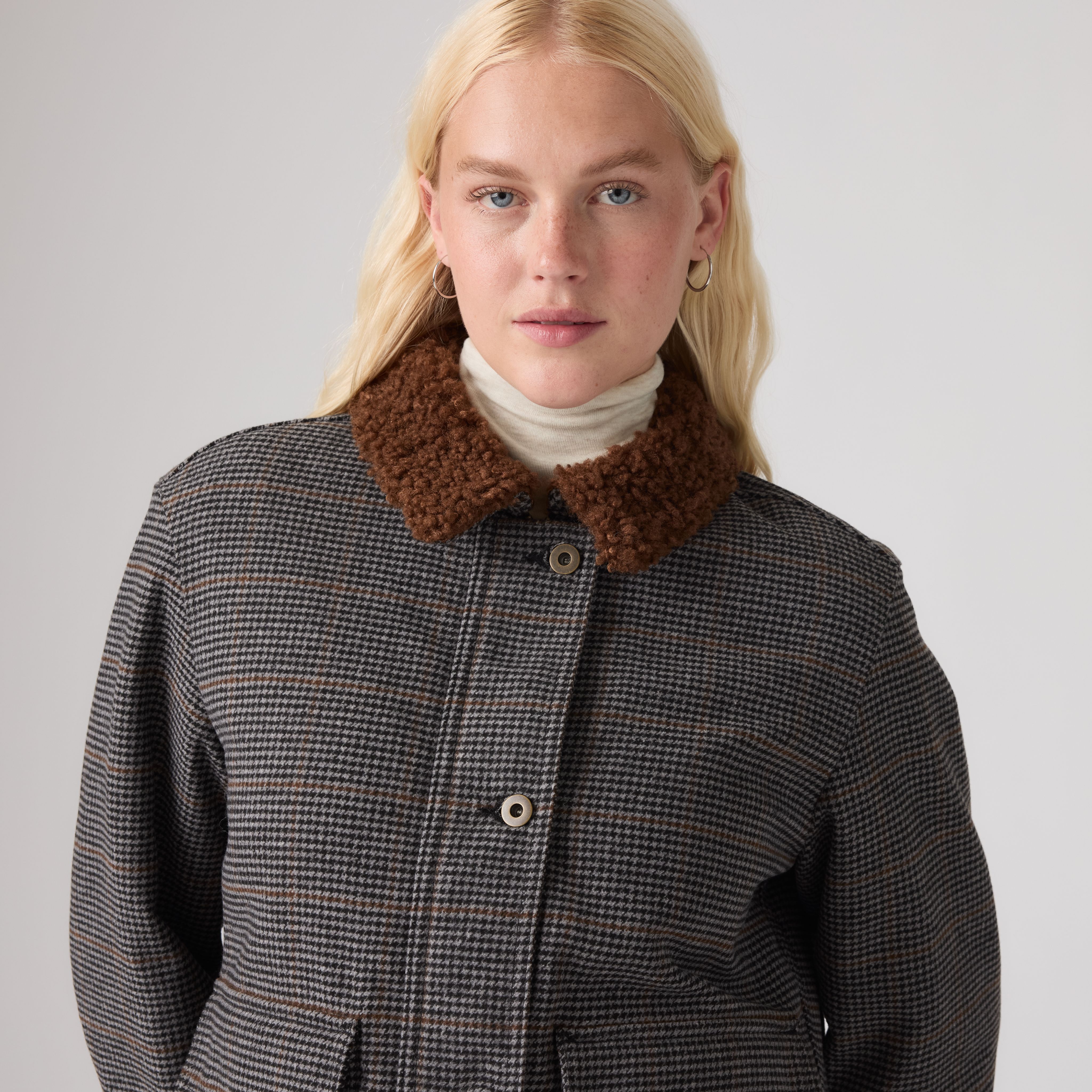 Bree Cropped Sherpa Chore Jacket 2
