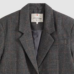 Luna Relaxed Blazer — Luna Glen Plaid As Sample - Multi-Color 7