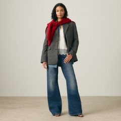 Luna Relaxed Blazer — Luna Glen Plaid As Sample - Multi-Color 2