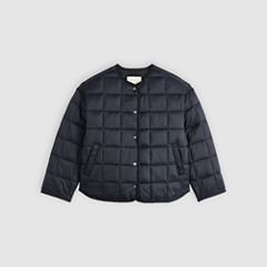 Poppy Quilted Puffer Jacket — Anthracite Night - Black 5