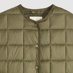 Poppy Quilted Puffer Jacket — Olive Night - Green 6