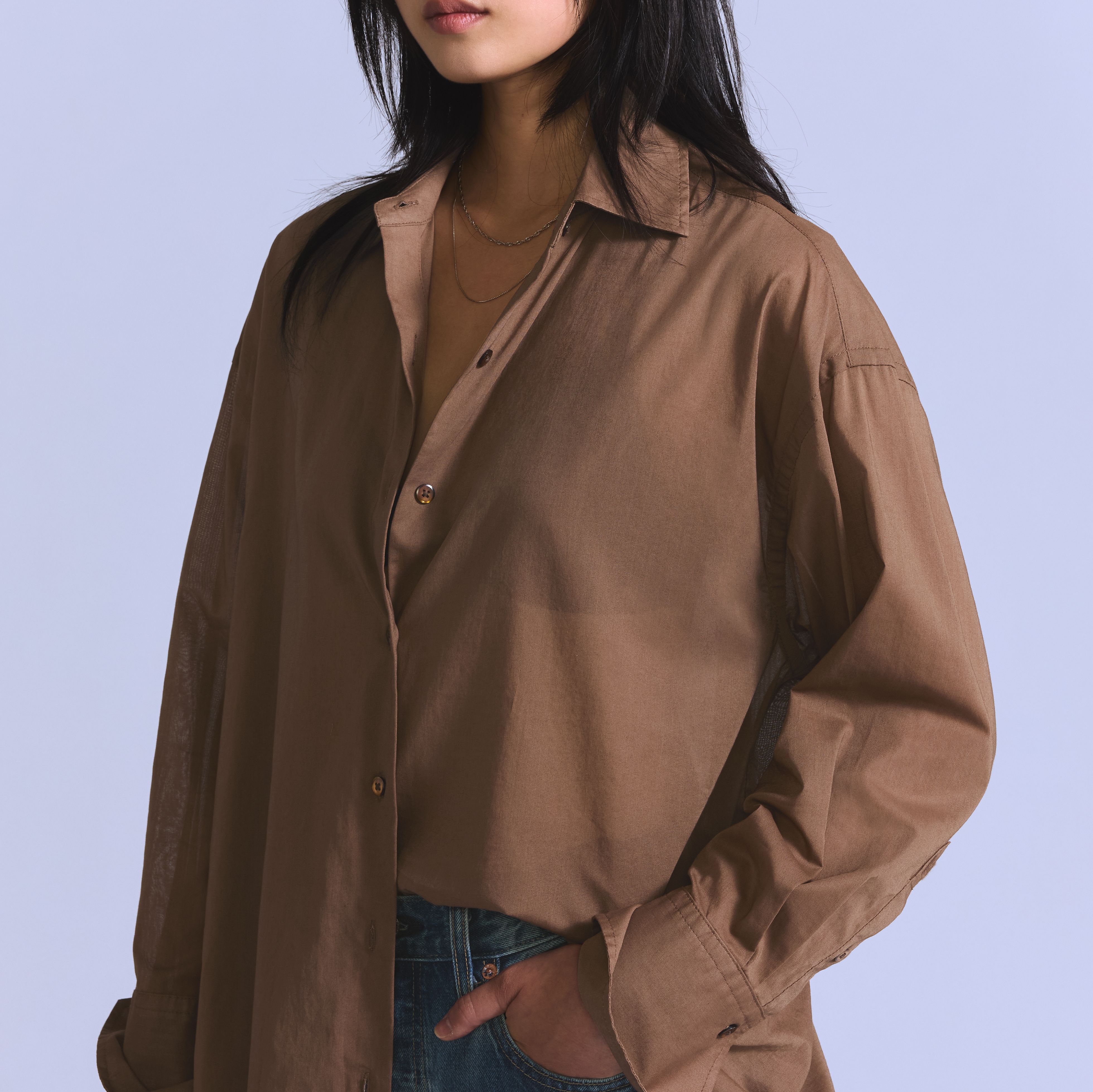 Woven Button Down Shirt 2